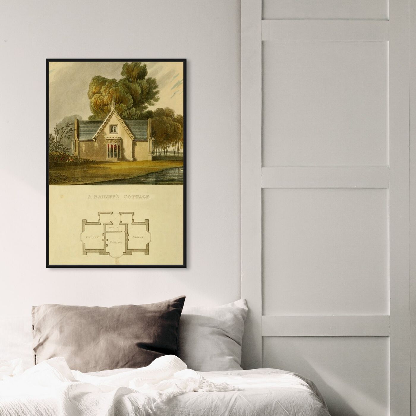 Hanging view of Bailiffs Chapel - The Art Cabinet featuring nature and landscape and country landscapes art.