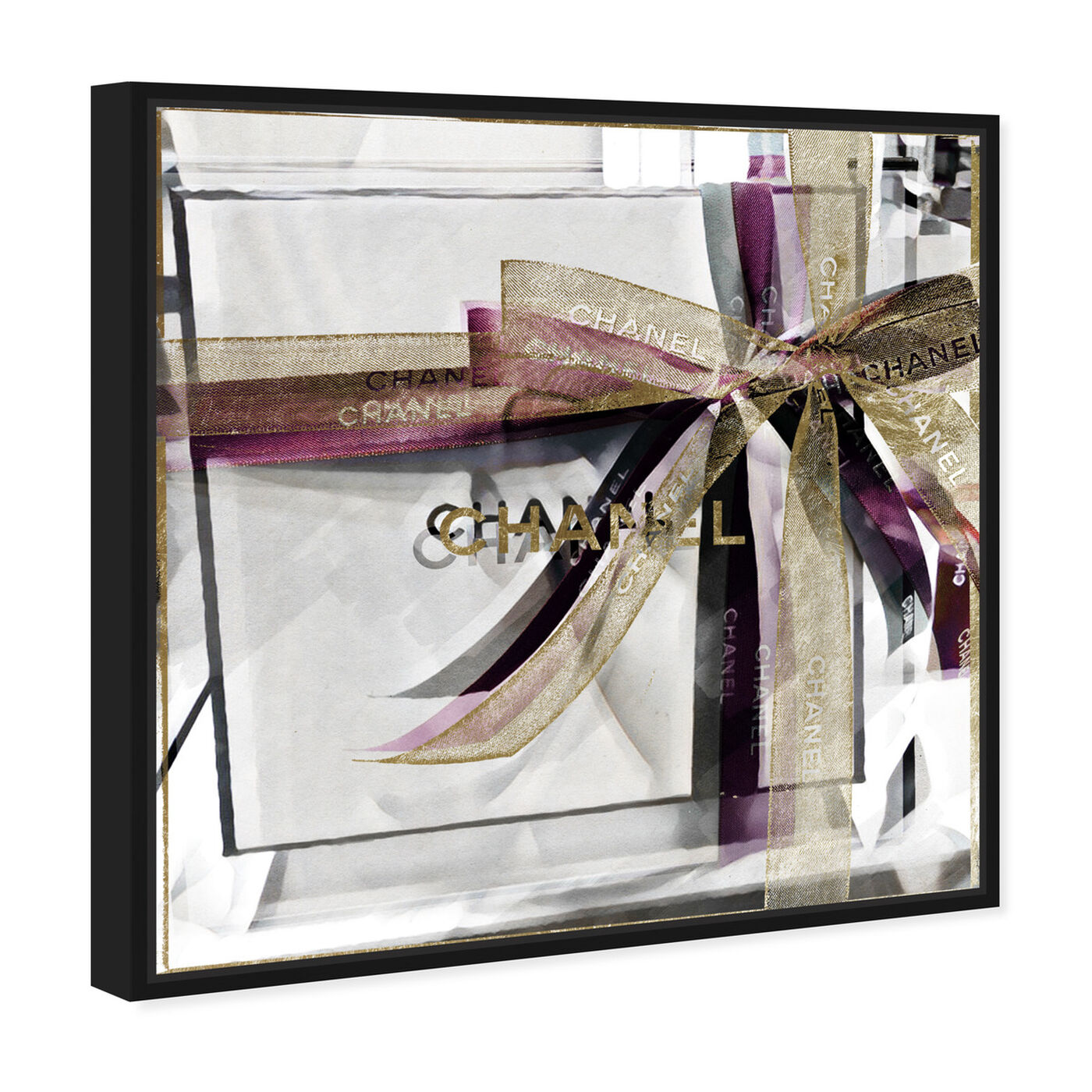 Angled view of Lilac Gift Box featuring fashion and glam and fashion art.