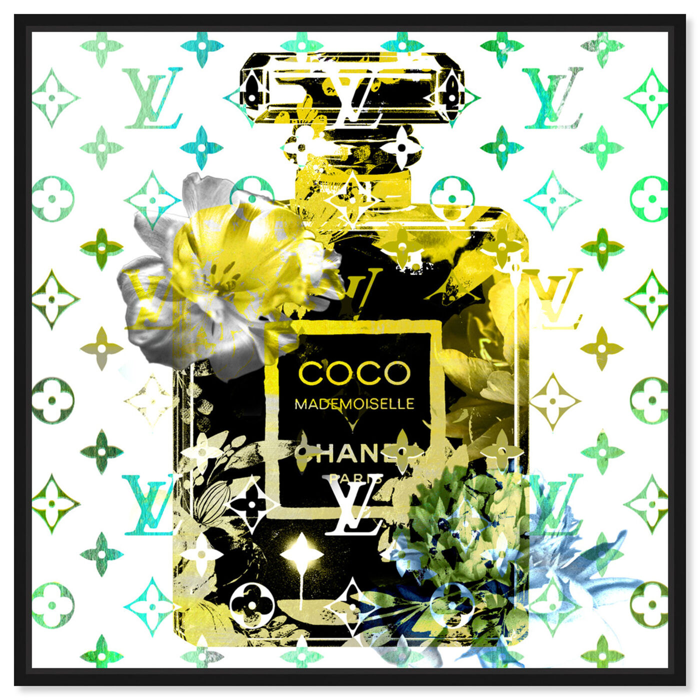 Front view of Coco Blinded Love Lime featuring fashion and glam and perfumes art.