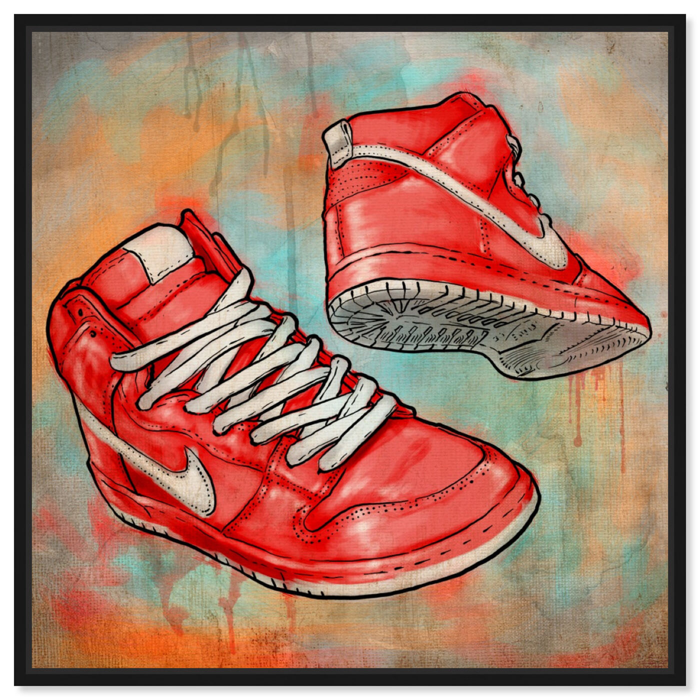 Front view of Cherry Kicks featuring fashion and glam and shoes art.