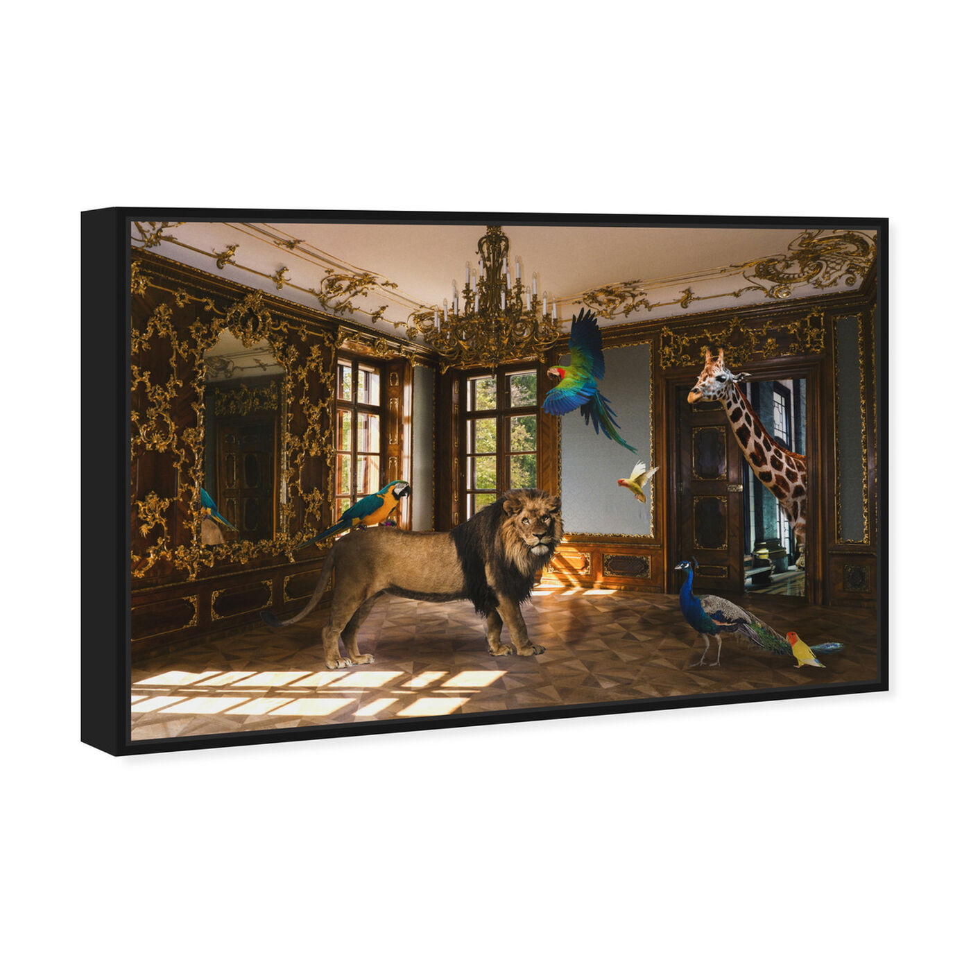 Angled view of Associates in Rococo featuring animals and zoo and wild animals art.