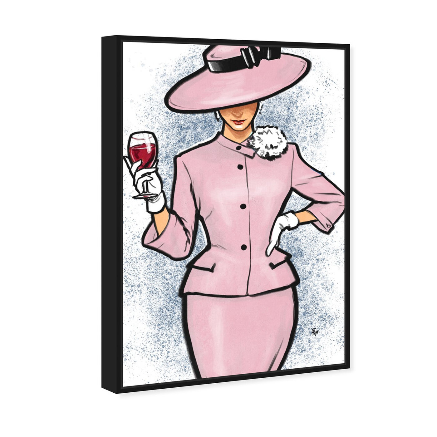 Angled view of Wine Snob featuring fashion and glam and fashion art.