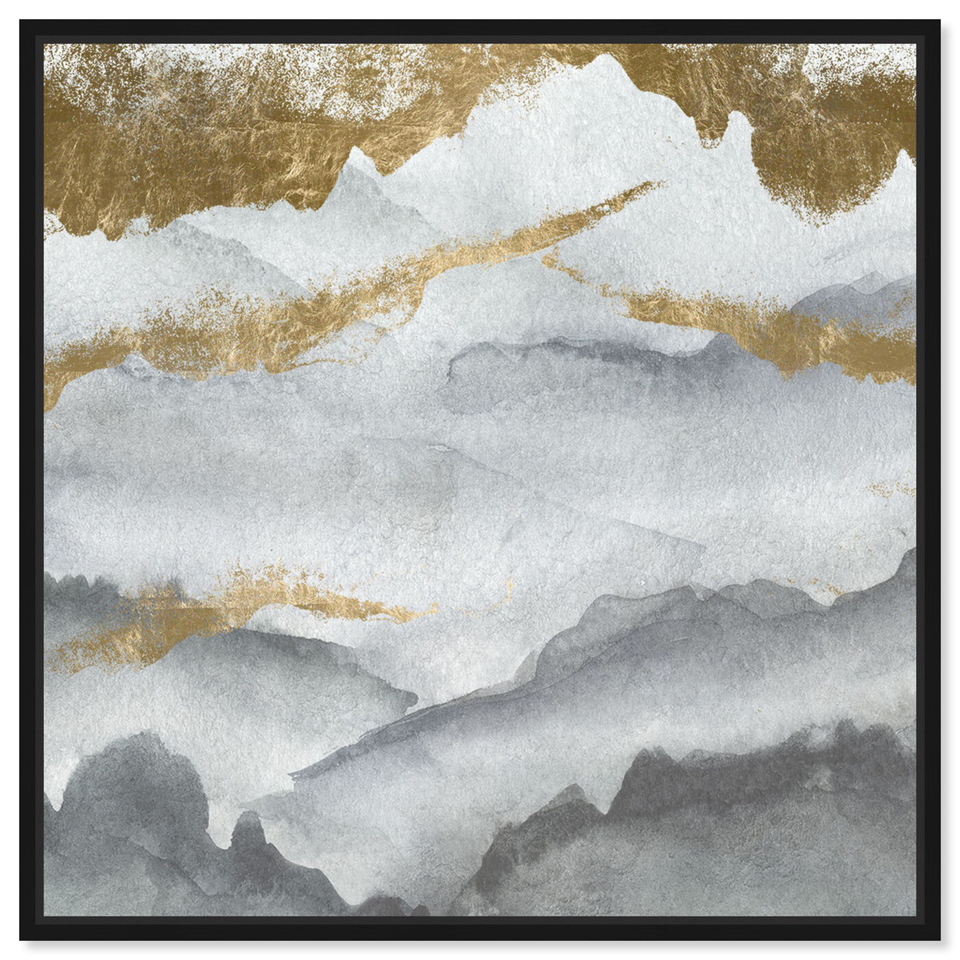 Front view of Tibet Mountains featuring abstract and watercolor art.