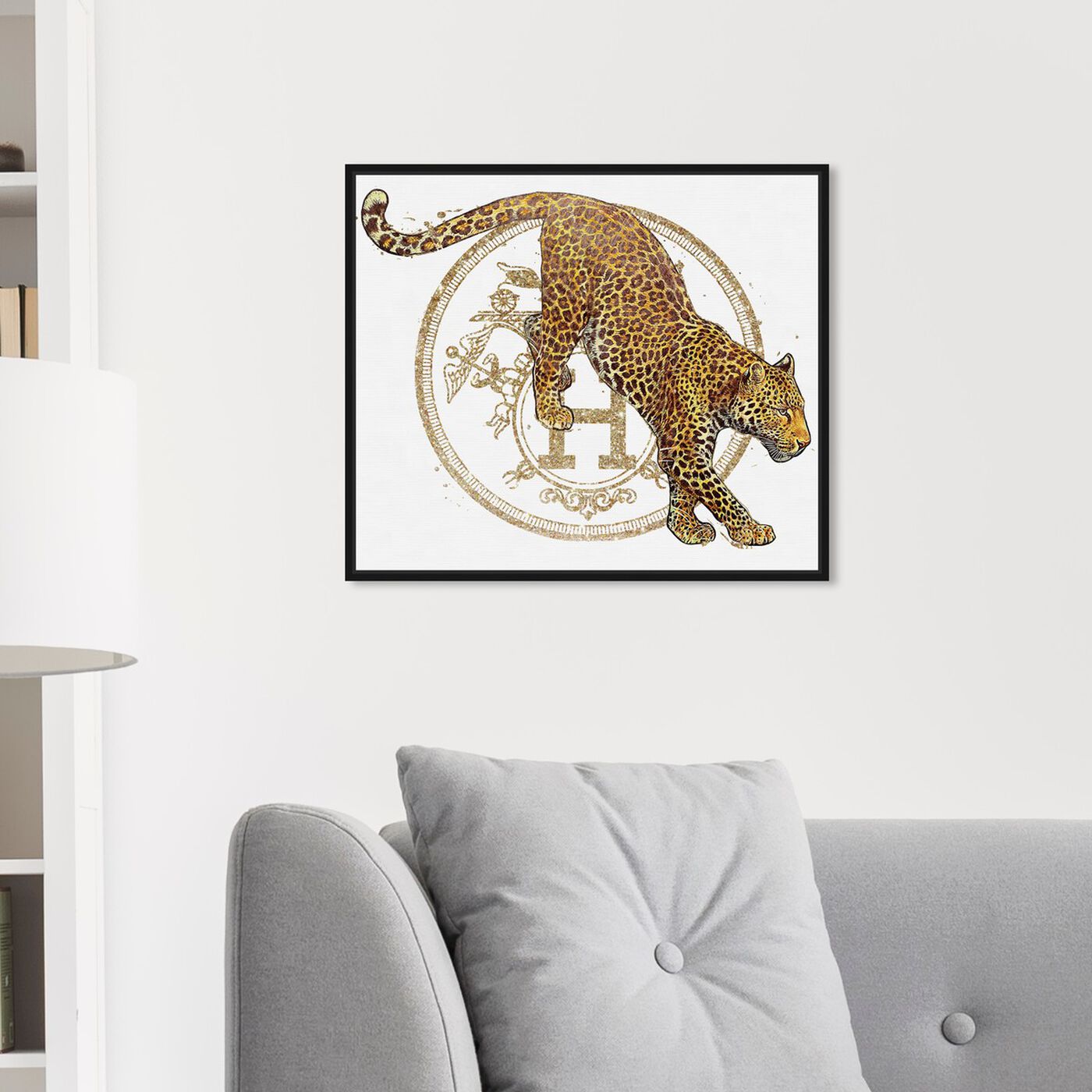 Hanging view of French Jaguar Pounce featuring fashion and glam and fashion lifestyle art.