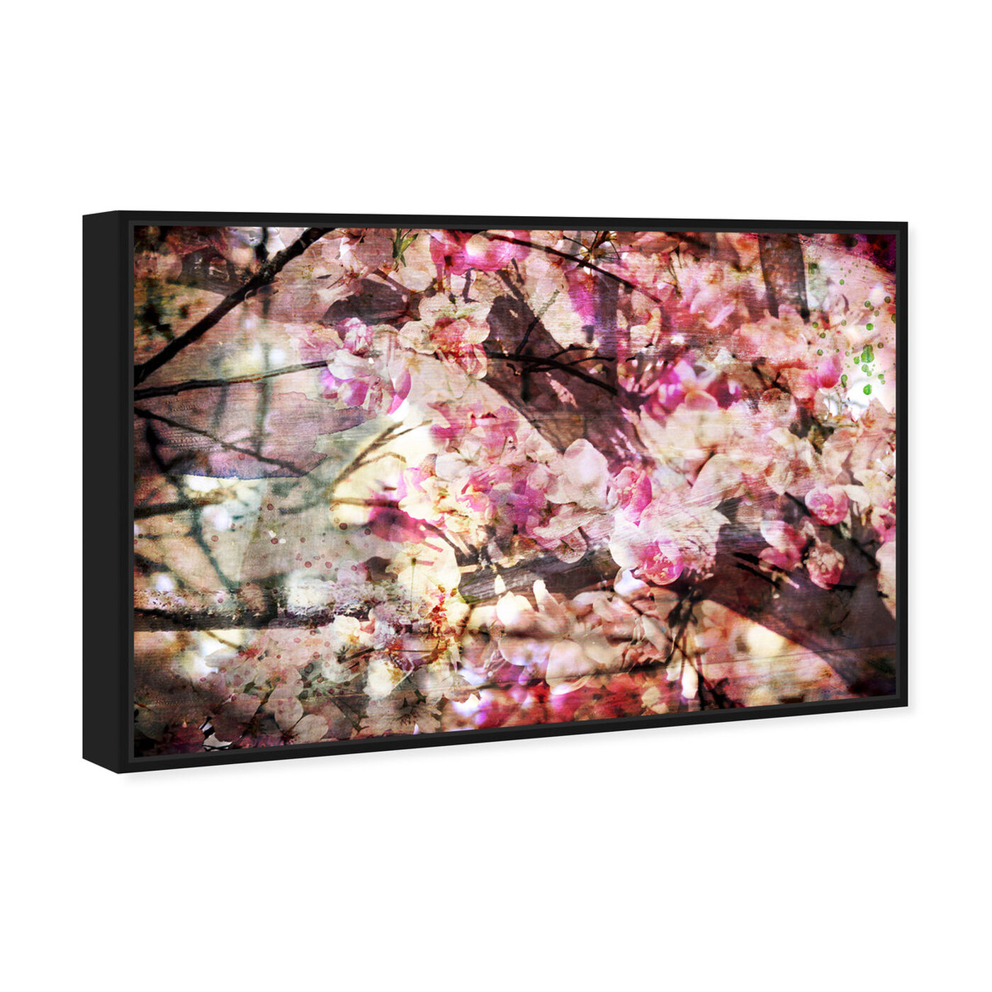 Angled view of Cherry Woods featuring floral and botanical and florals art.