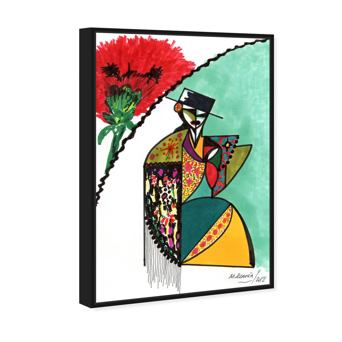 Angled view of Flamenca featuring music and dance and dance art.