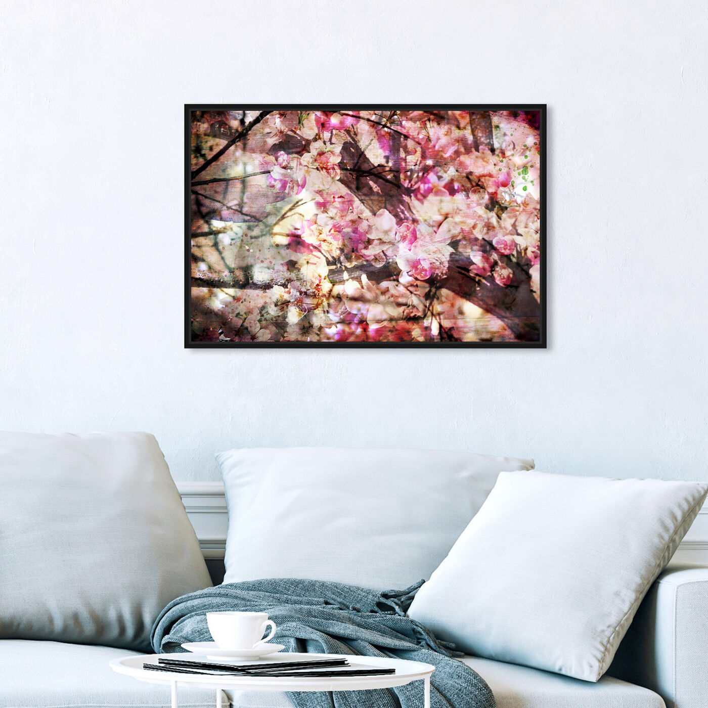 Hanging view of Cherry Woods featuring floral and botanical and florals art.