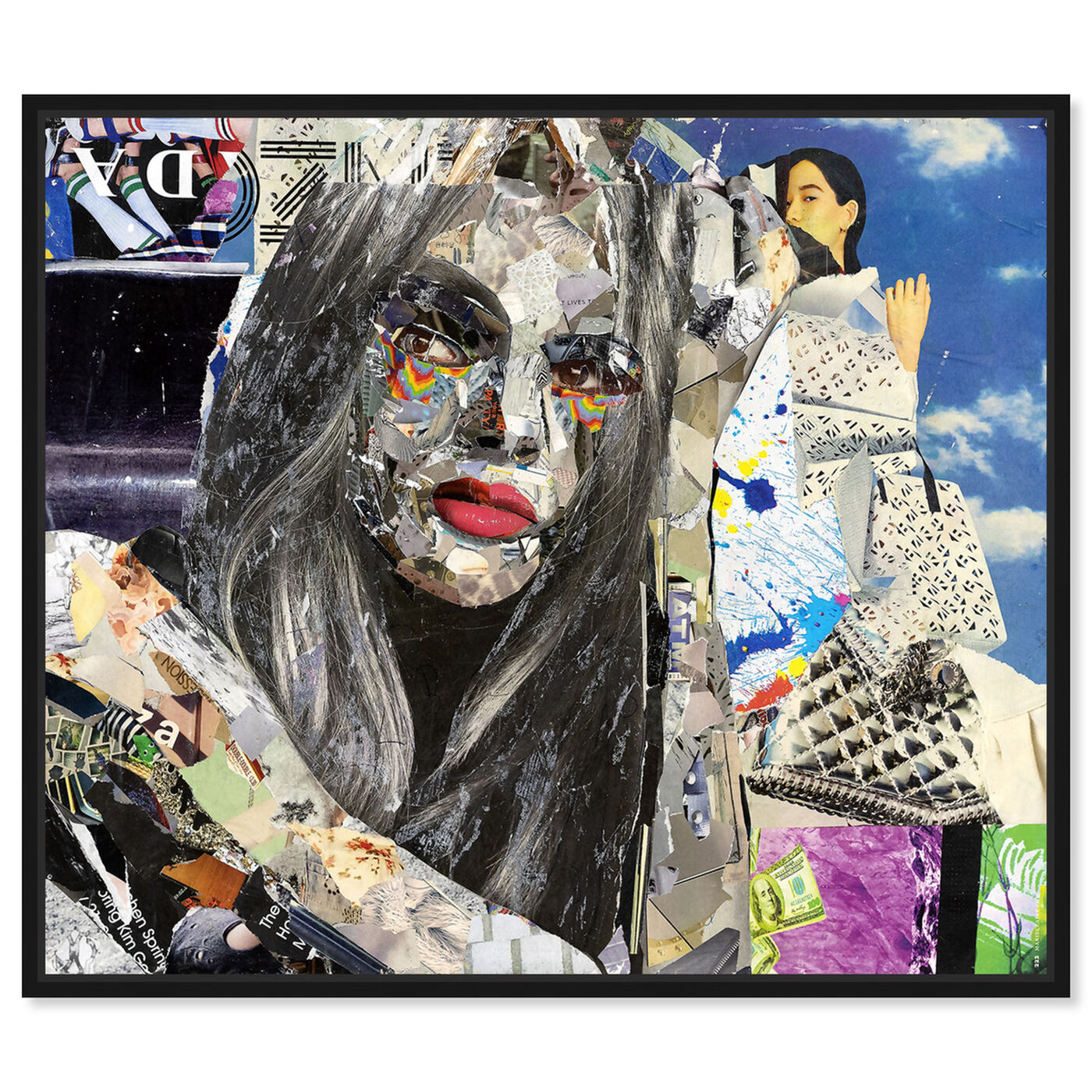 Front view of Katy Hirschfeld - Elegant Flow featuring fashion and glam and portraits art.