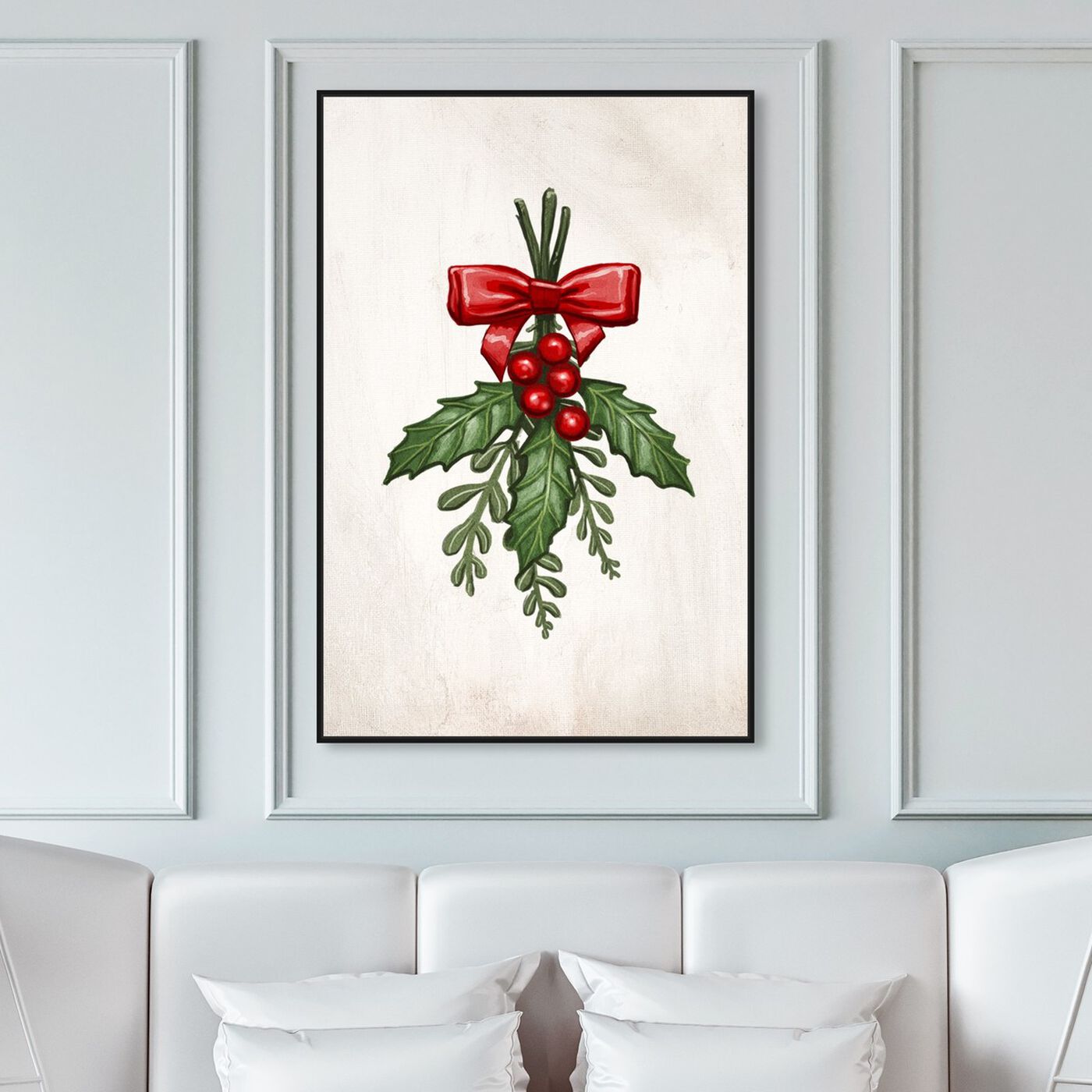 Hanging view of Mistletoe featuring spiritual and religious and religion art.