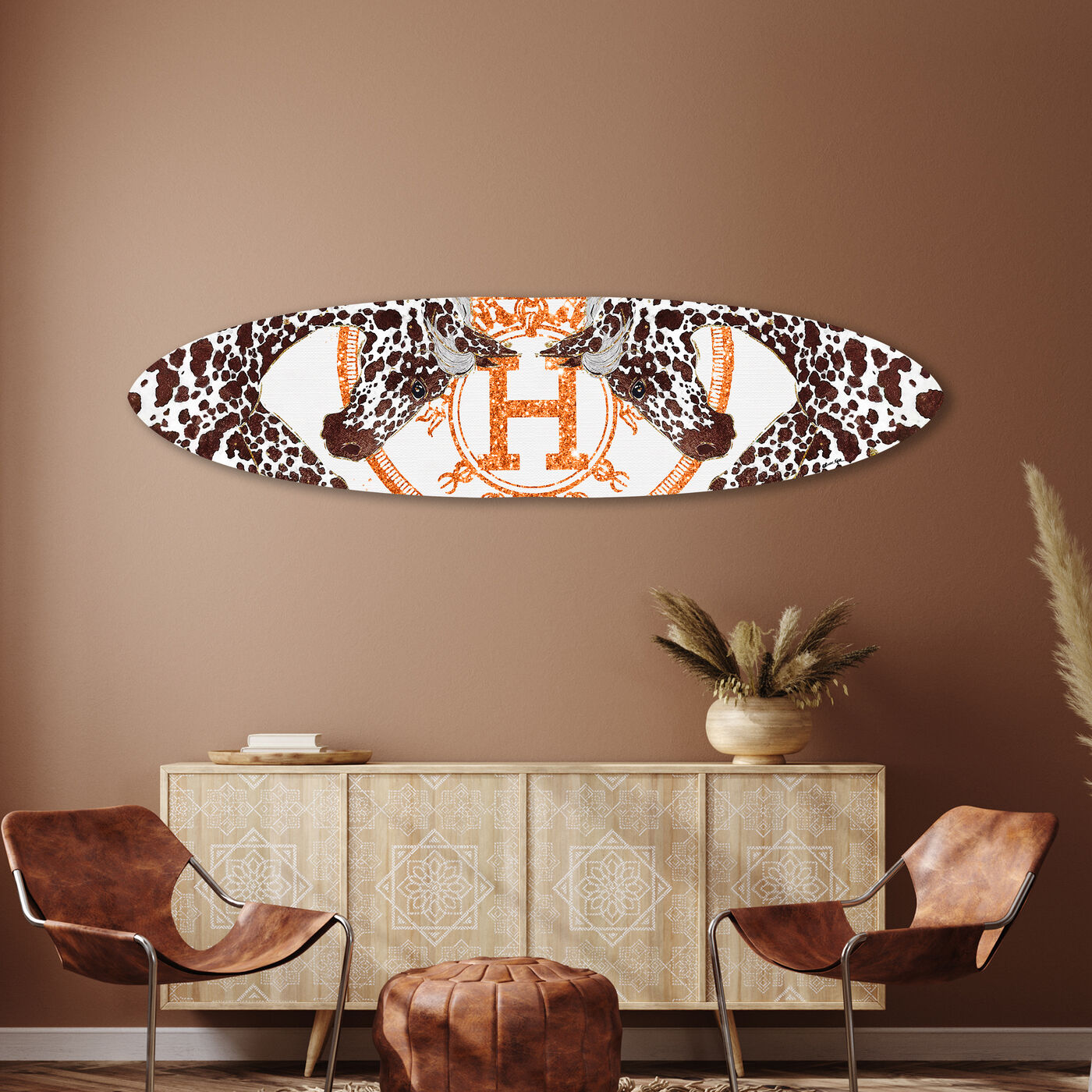 Appaloosa Cavalier - Decorative Acrylic Surfboard