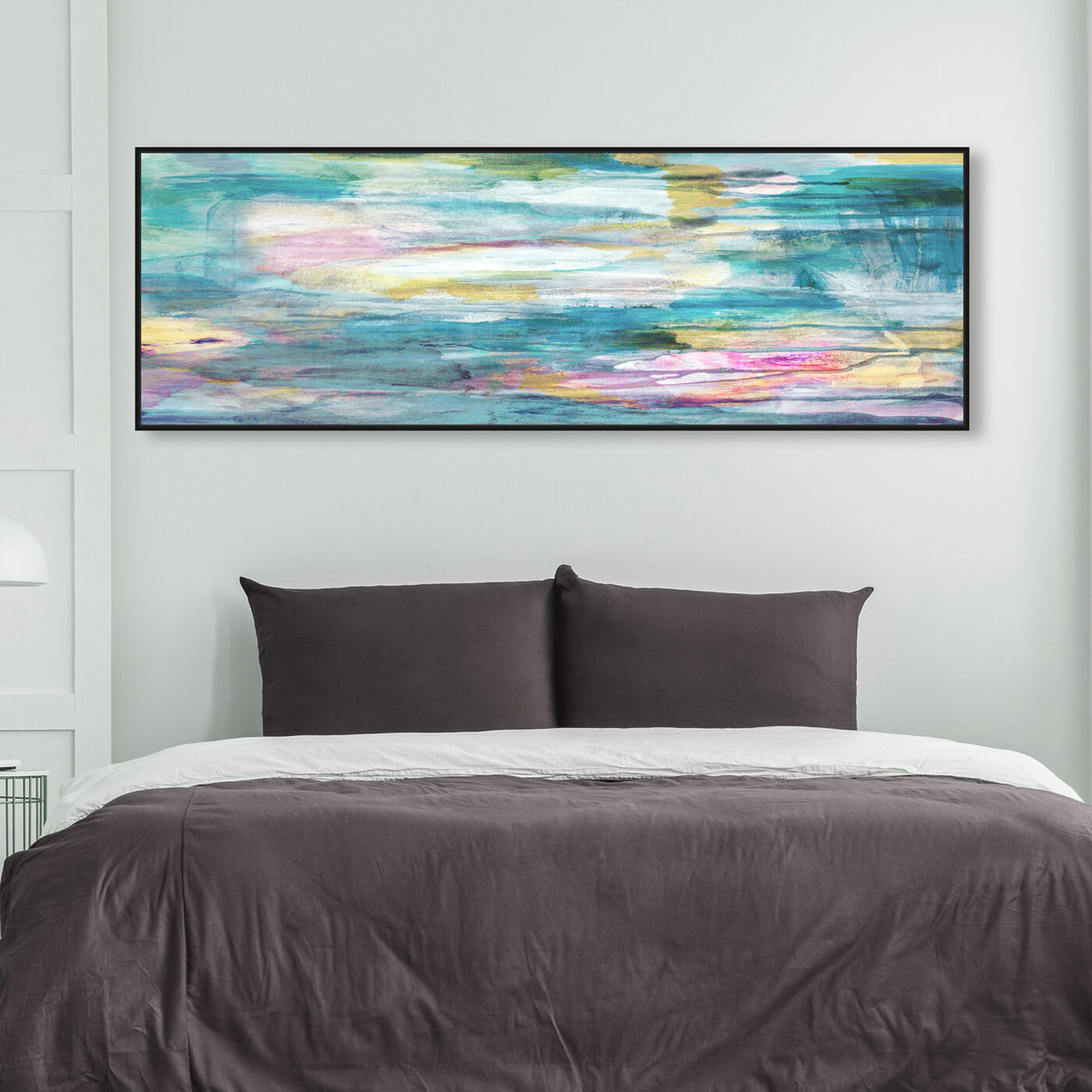 Hanging view of The Calm Love featuring abstract and paint art.