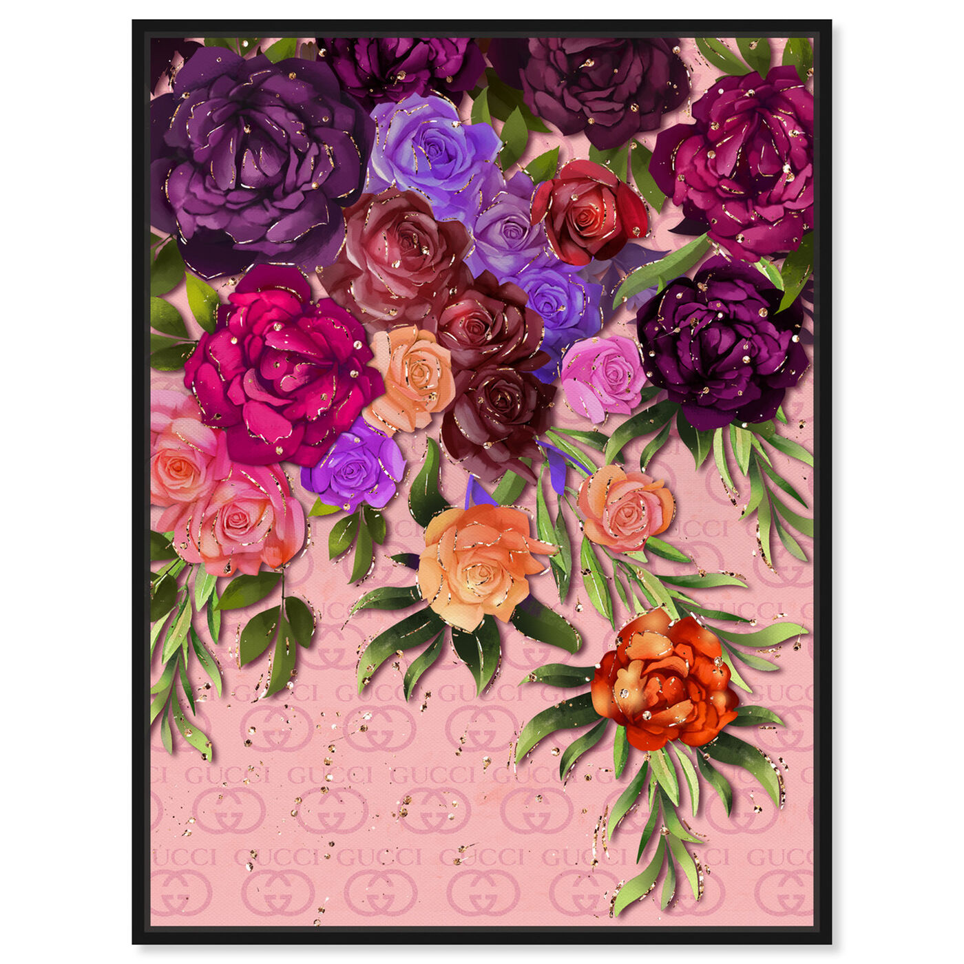 Front view of Garden Floral Fashion featuring floral and botanical and florals art.