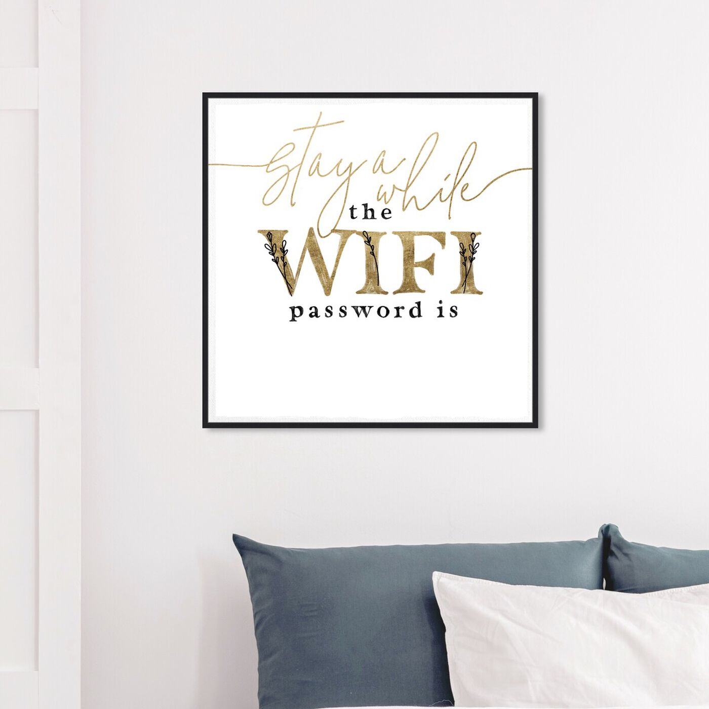Hanging view of Wifi Password Simple Casual featuring education and office and whiteboards art.