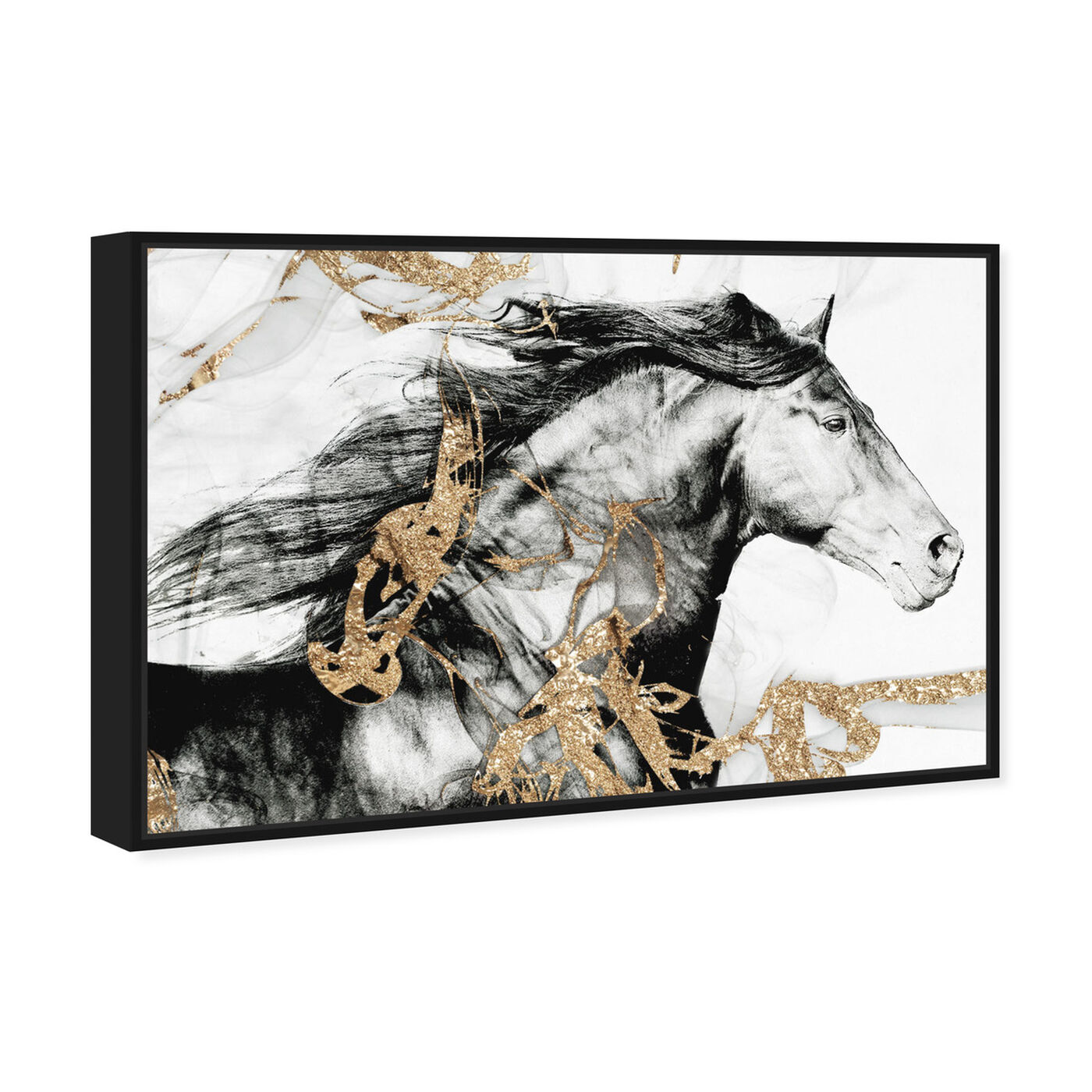 Angled view of Gold Beauty featuring animals and farm animals art.