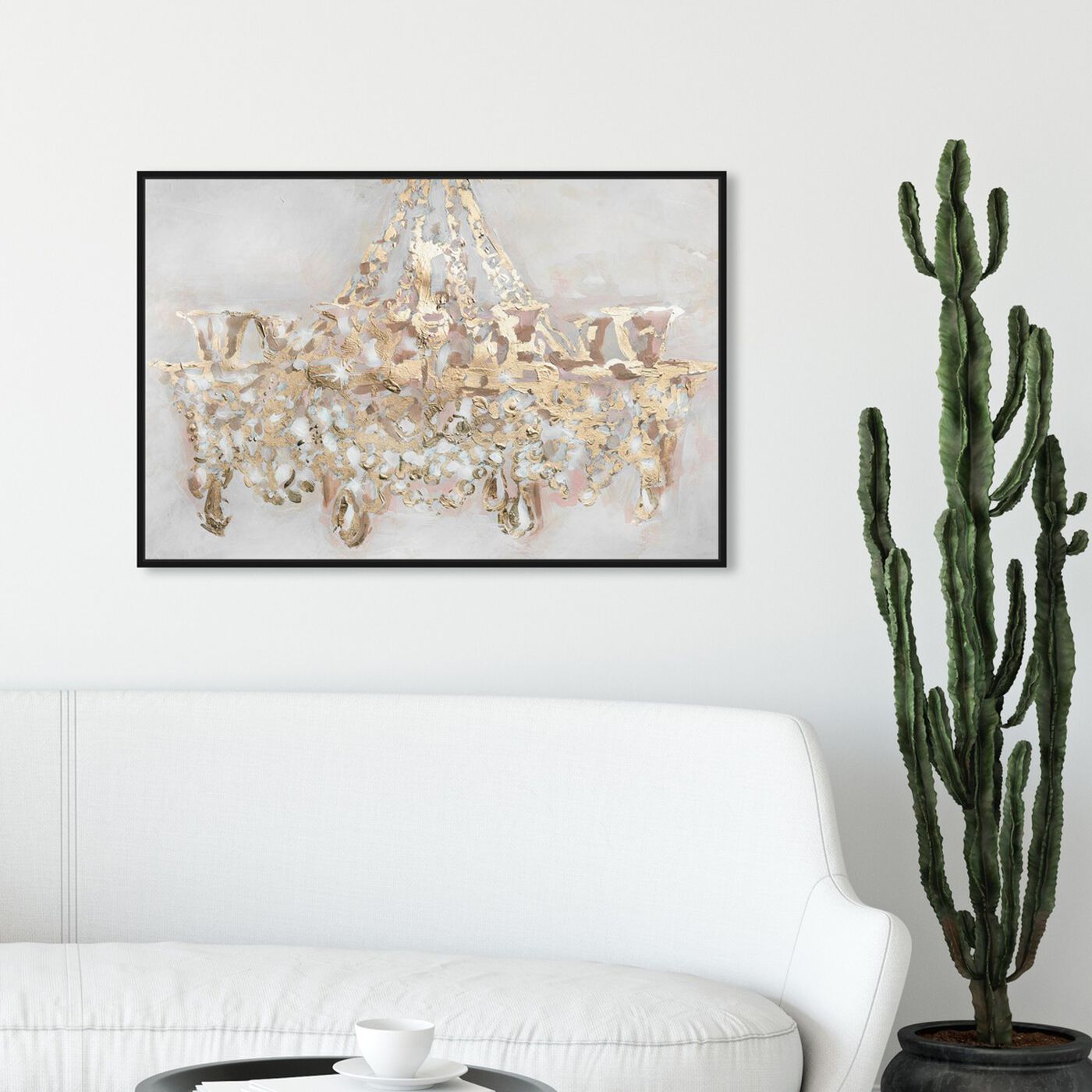 Hanging view of Candelabro featuring fashion and glam and chandeliers art.