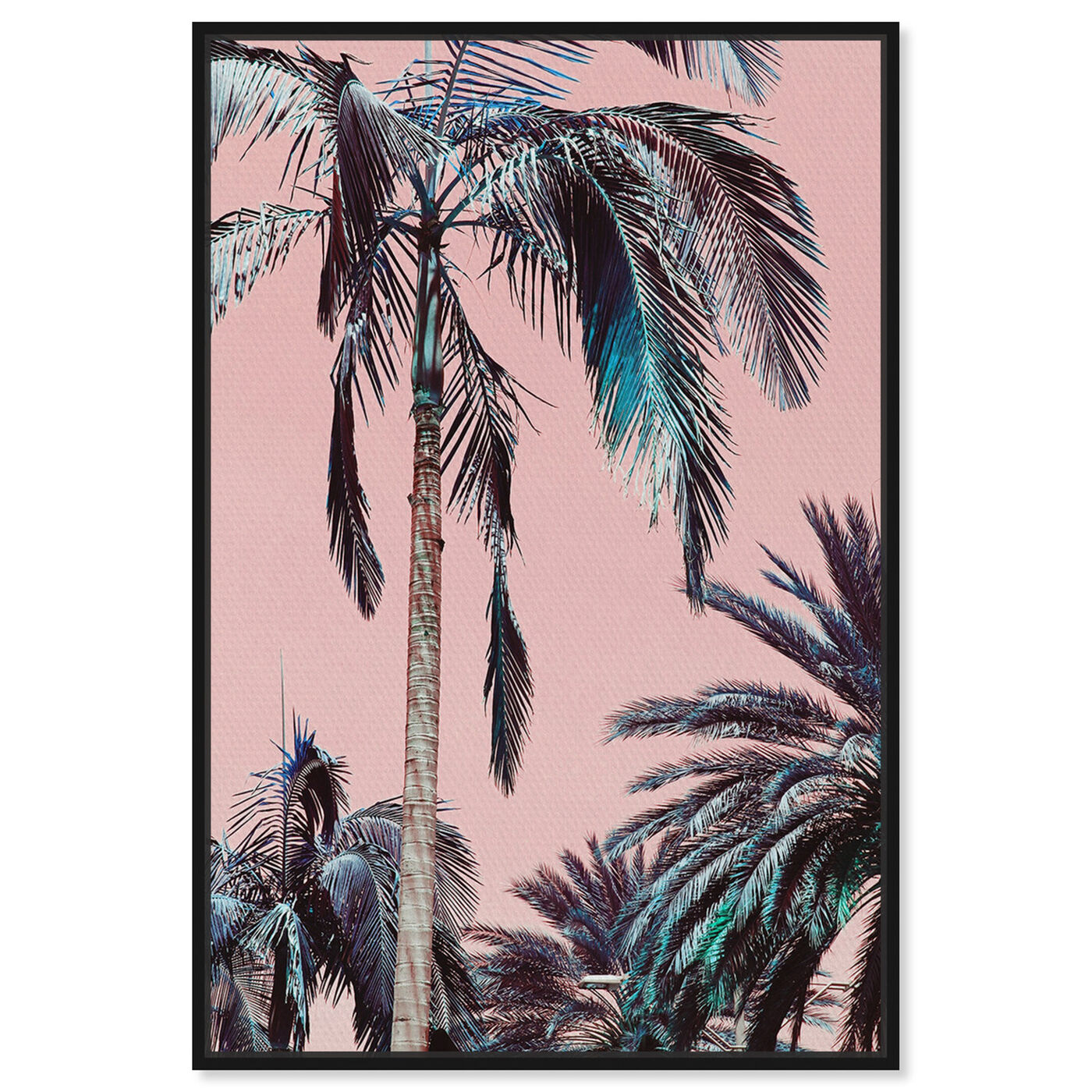 Front view of Beach Vibes featuring floral and botanical and trees art.