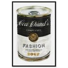 Front view of Fashion Soup featuring fashion and glam and soup can art. image number null