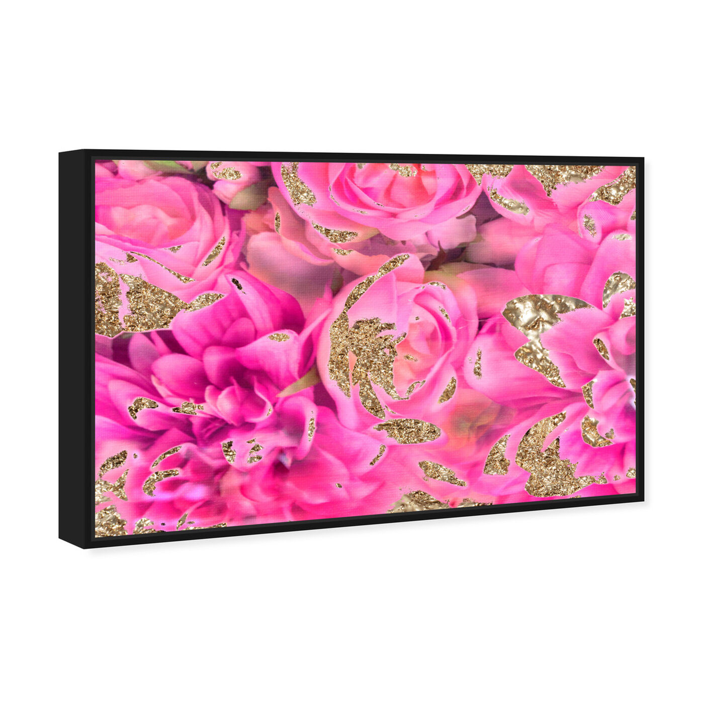 Angled view of Again In Love featuring abstract and flowers art.