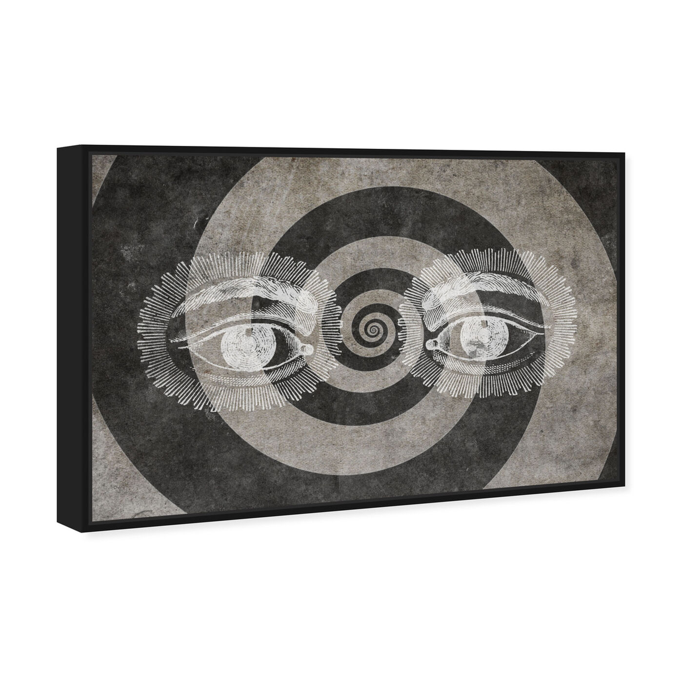 Angled view of Hypnosis featuring abstract and patterns art.