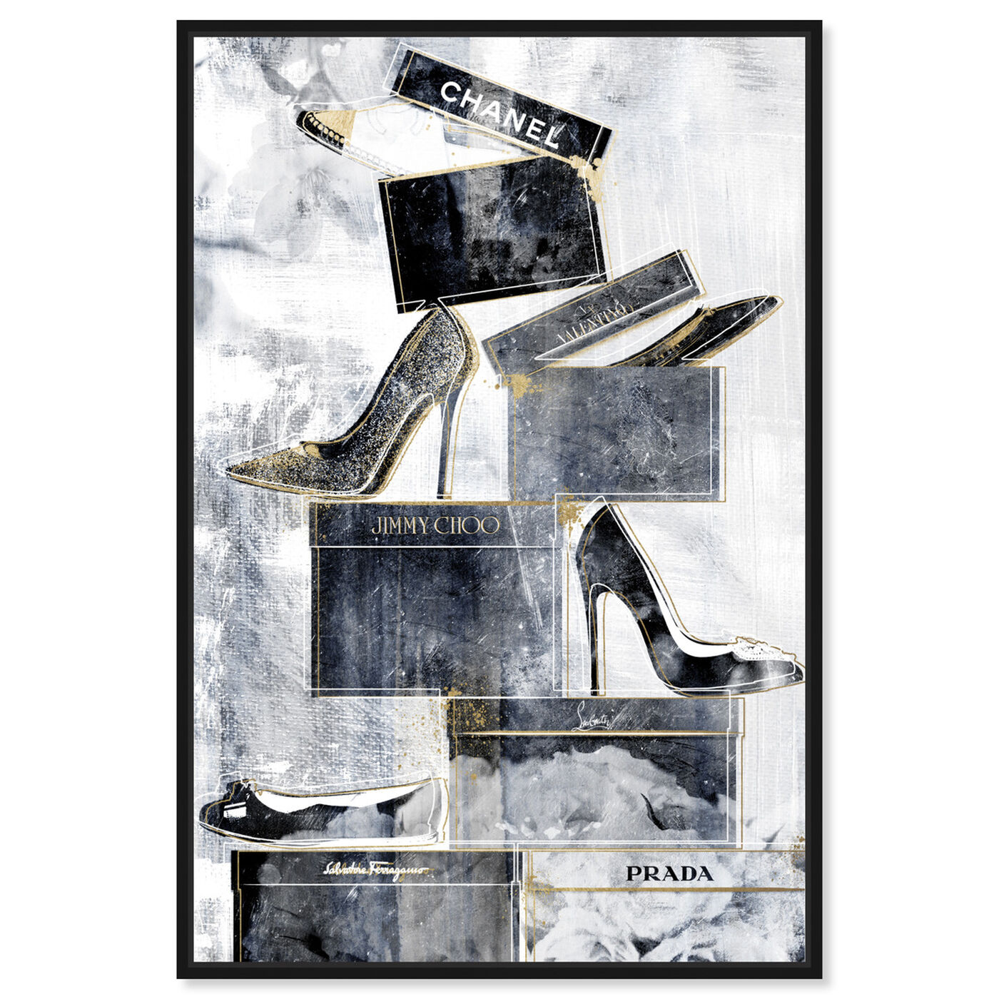 What's On My Mind  Fashion and Glam Wall Art by Oliver Gal