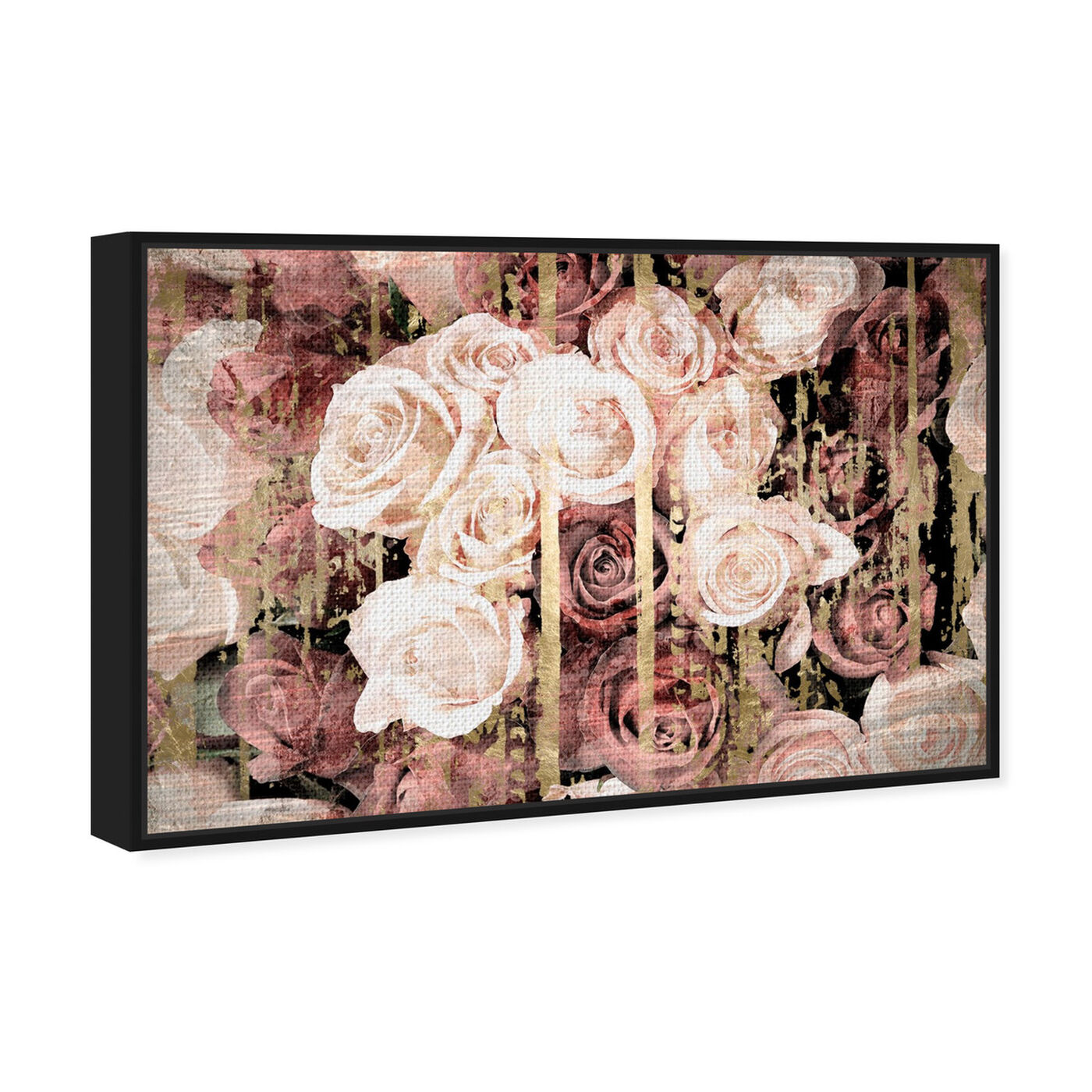 Angled view of Shabby Chic Romance featuring floral and botanical and florals art.