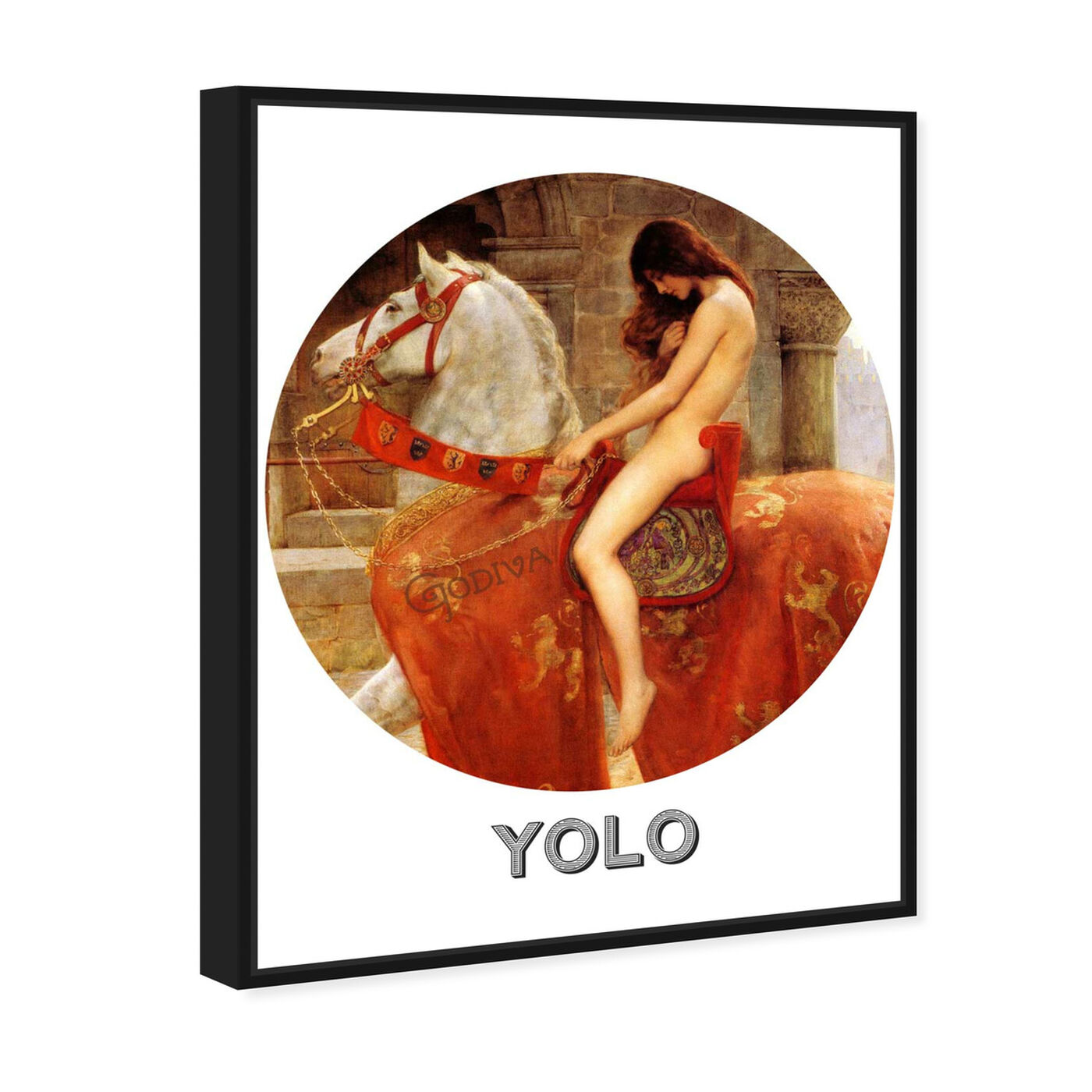 Angled view of Yolo featuring animals and farm animals art.
