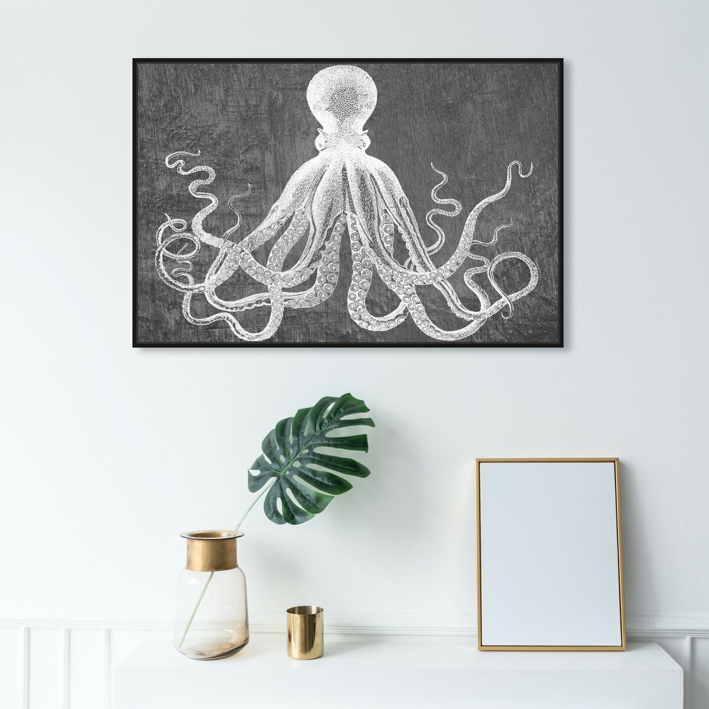 Hanging view of Master of the Sea featuring nautical and coastal and marine life art.
