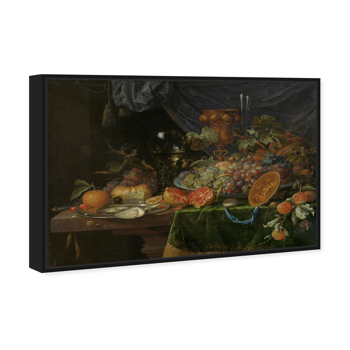 Angled view of Fruit Arrangement - The Art Cabinet featuring classic and figurative and realism art.