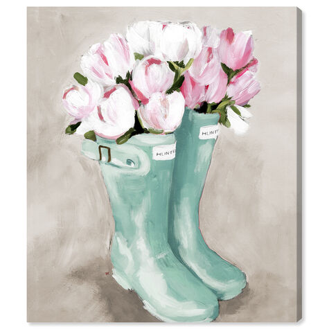 Tulips In Spring Boots