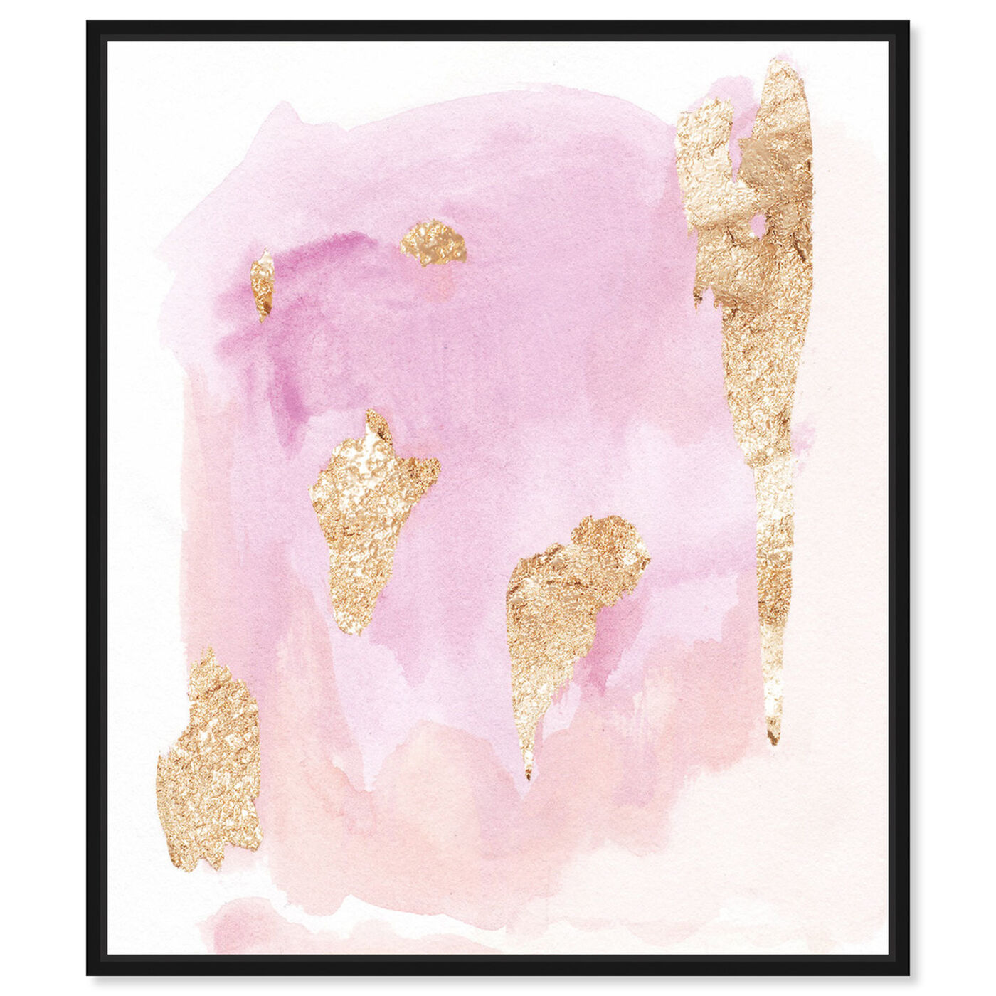 Front view of Pink Wednesdays featuring abstract and watercolor art.