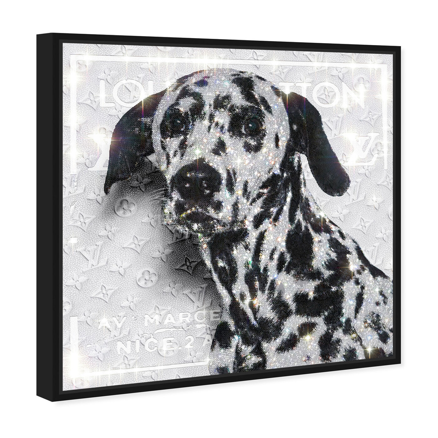 Angled view of Off Dalmatian featuring fashion and glam and lifestyle art.