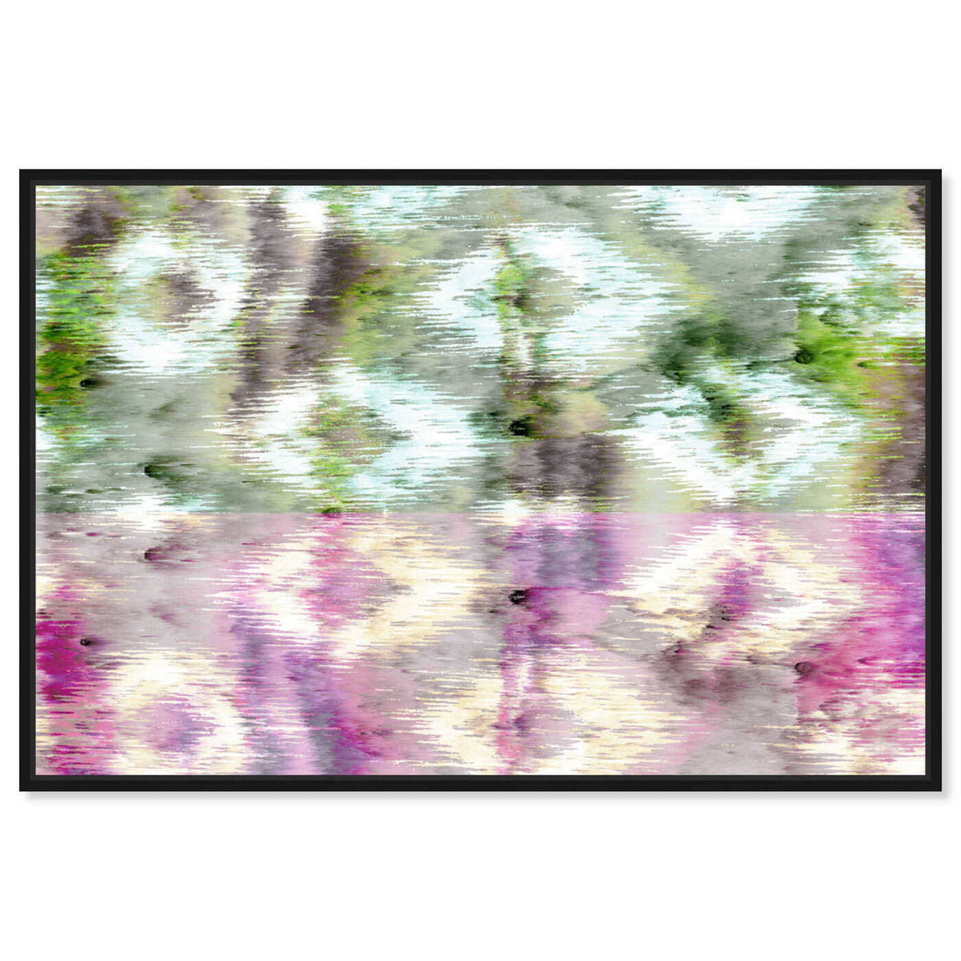 Front view of Morning Rain featuring abstract and patterns art.