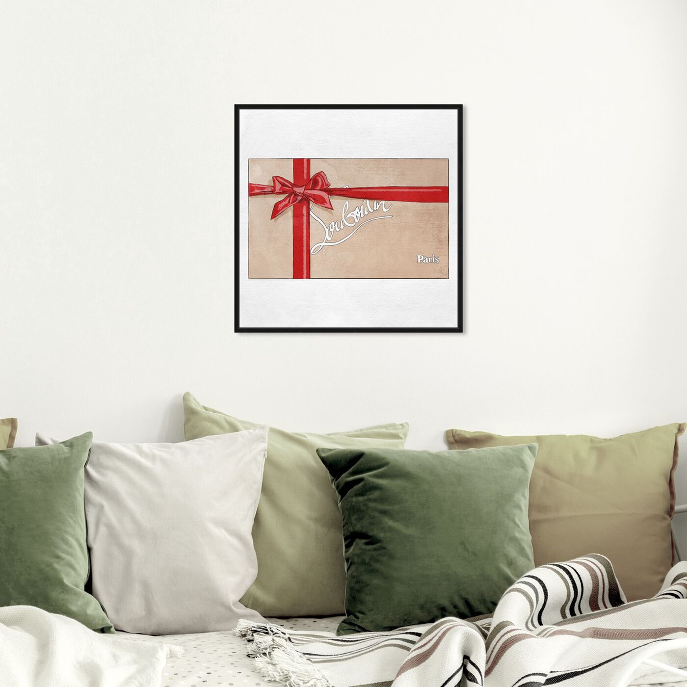 Hanging view of Perfect Red Gift II featuring fashion and glam and fashion art.