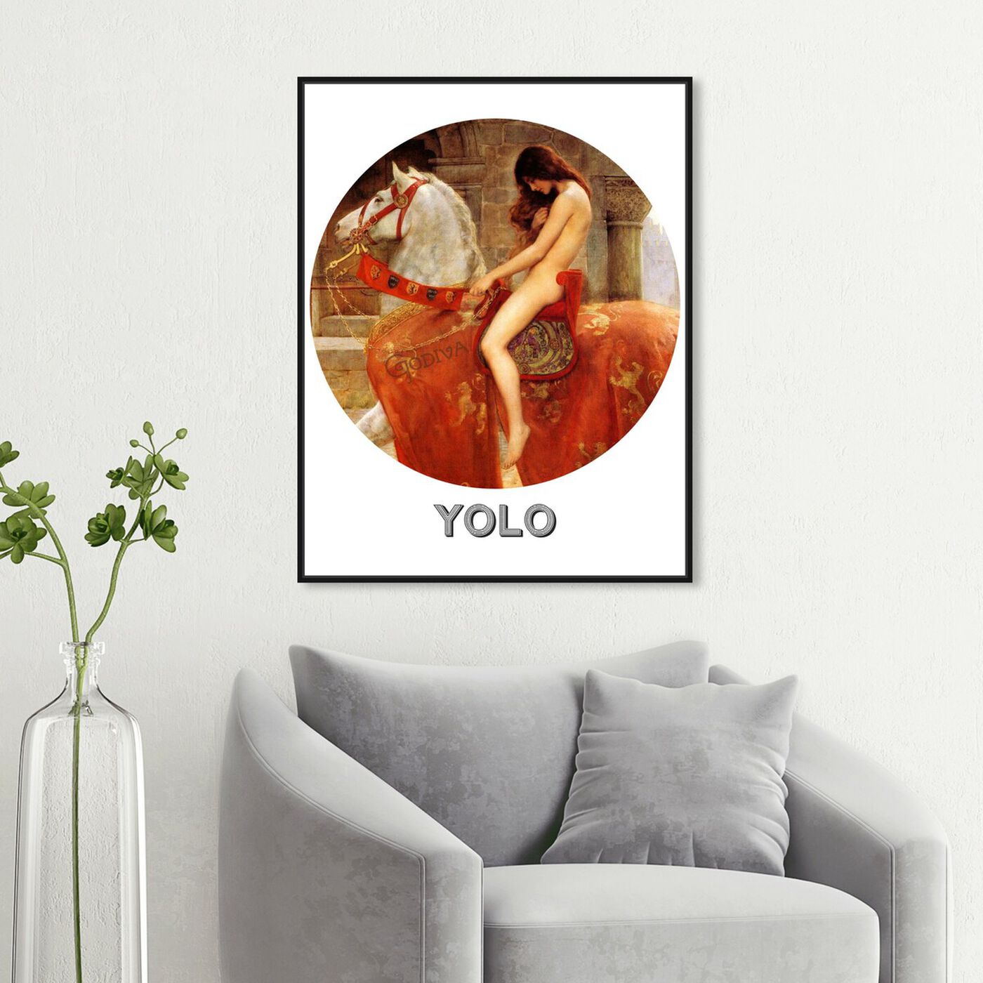 Hanging view of Yolo featuring animals and farm animals art.