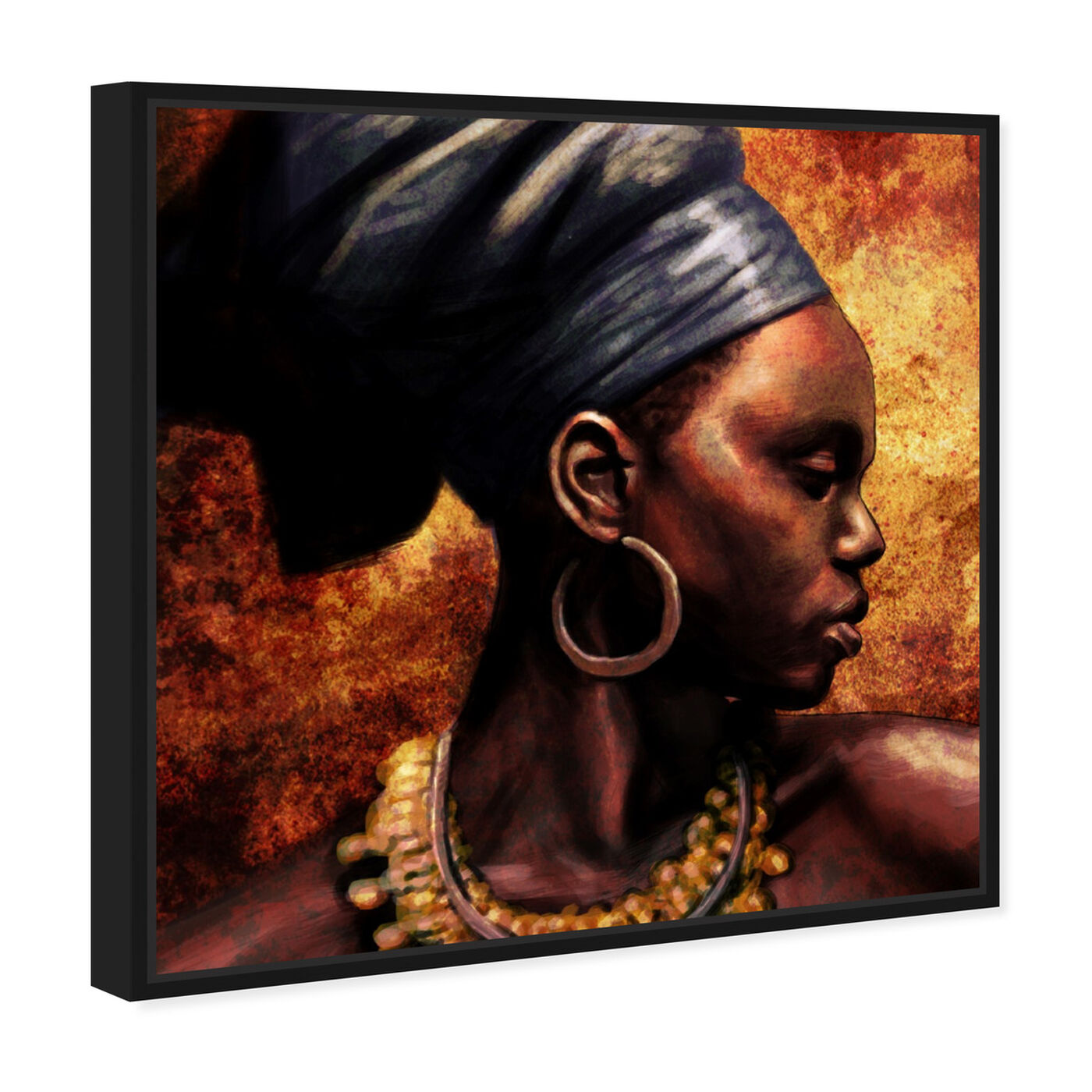 Angled view of Ashanti featuring people and portraits and portraits art.