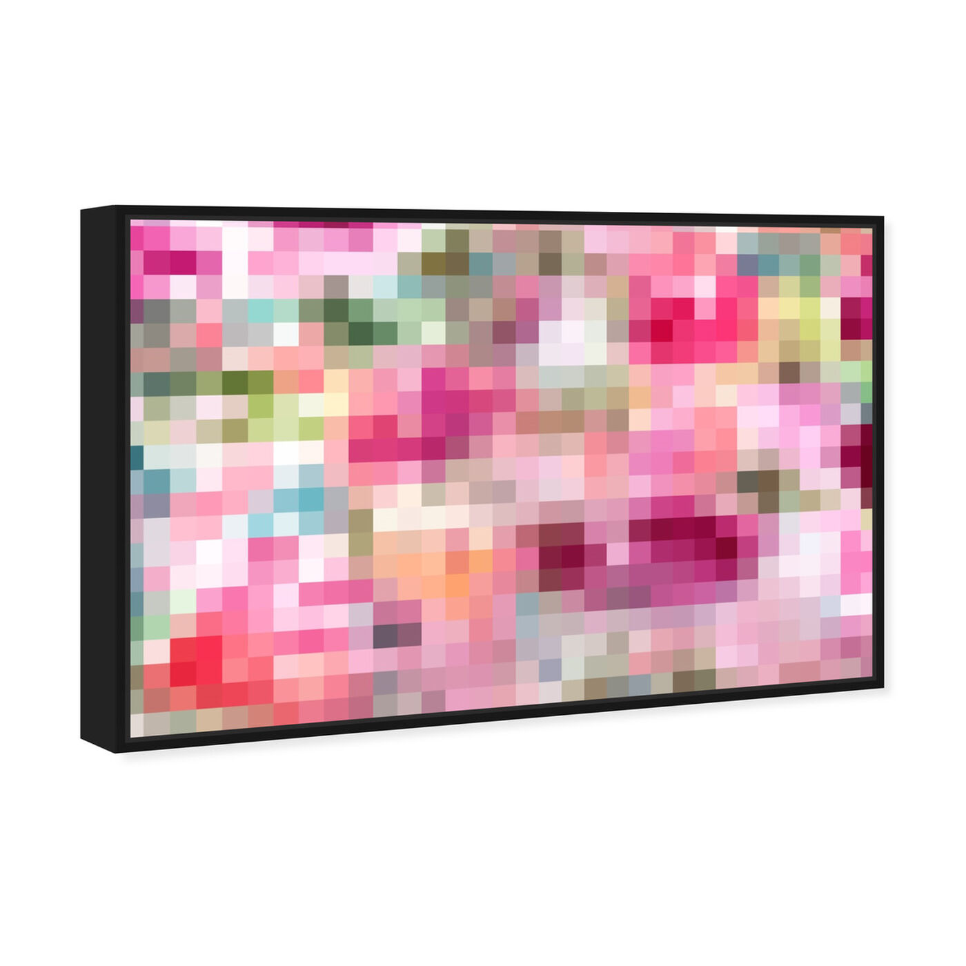 Angled view of Pixel Garden featuring abstract and textures art.