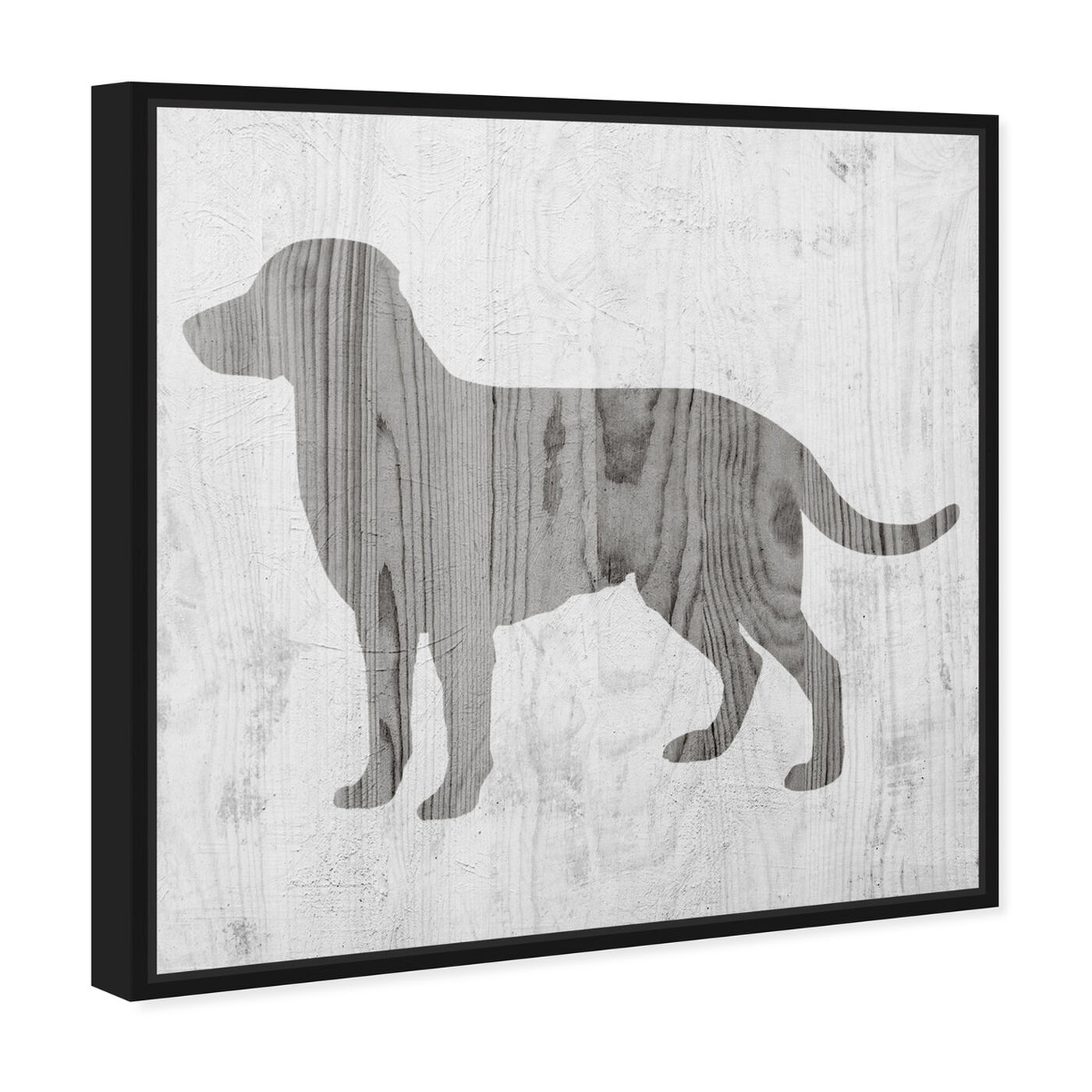 Angled view of Rustic Dog Love featuring animals and dogs and puppies art.