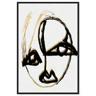 Front view of abstract Portrait II featuring abstract and paint art. image number null