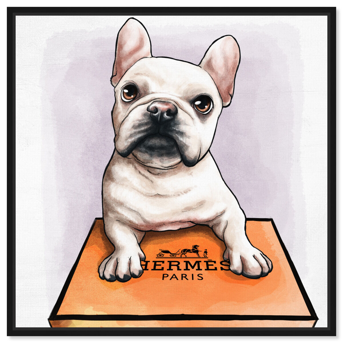 Treasure Box Frenchie | By Oliver Gal