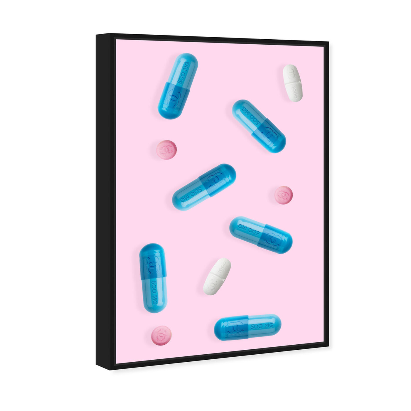 Angled view of Pill Addict featuring fashion and glam and fashion art.