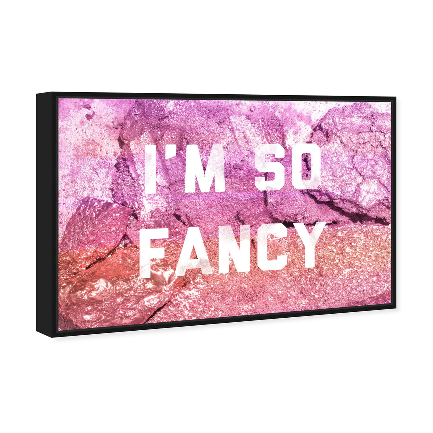 Angled view of So Rocking Fancy featuring typography and quotes and fashion quotes and sayings art.