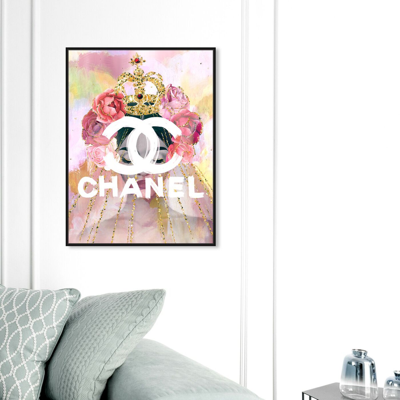 Hanging view of Crown Couture Queen featuring fashion and glam and lifestyle art.