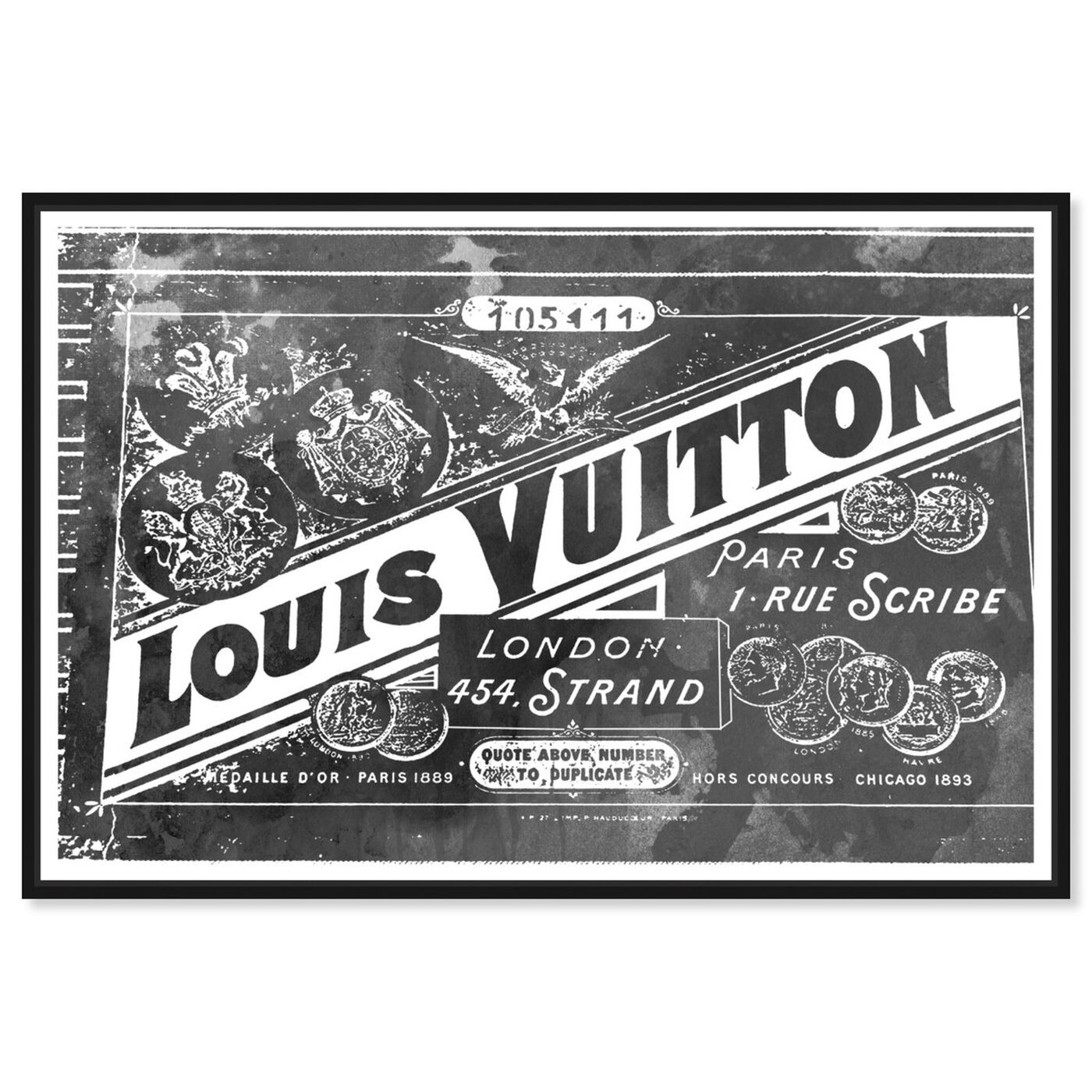 louis vuitton poster for bedroom