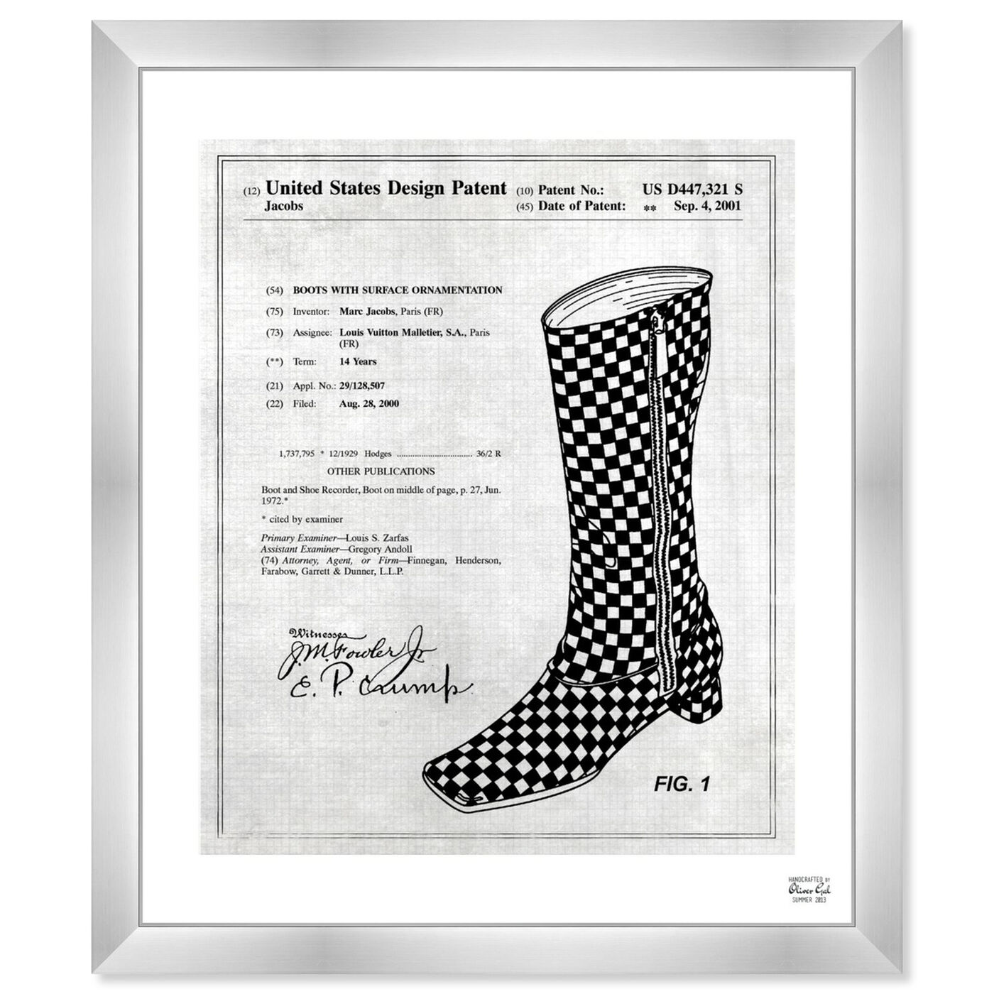 Front view of Malletier Marc Jacobs Boots 2001 featuring fashion and glam and shoes art.