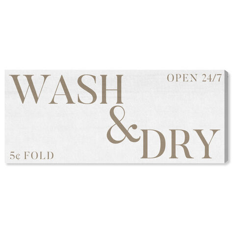 Wash and Dry Rustic