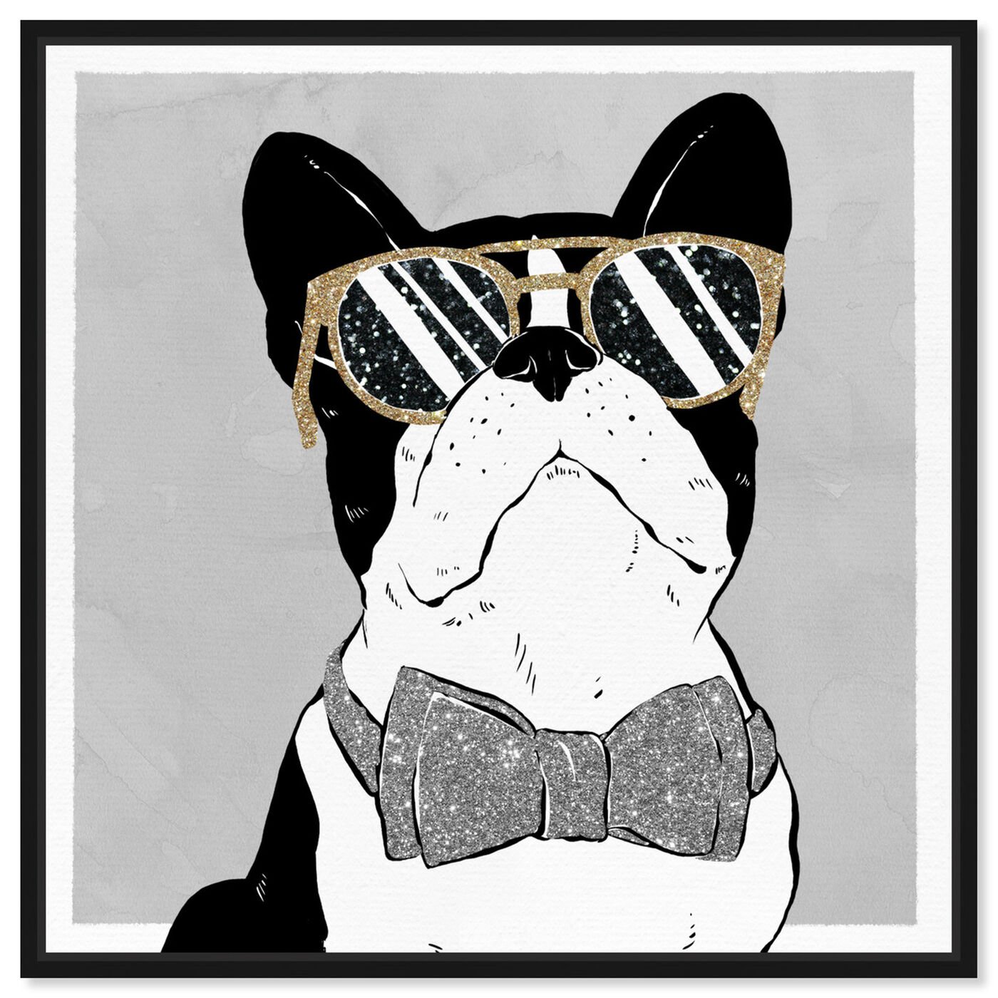 Front view of Stylish Pup featuring fashion and glam and accessories art.