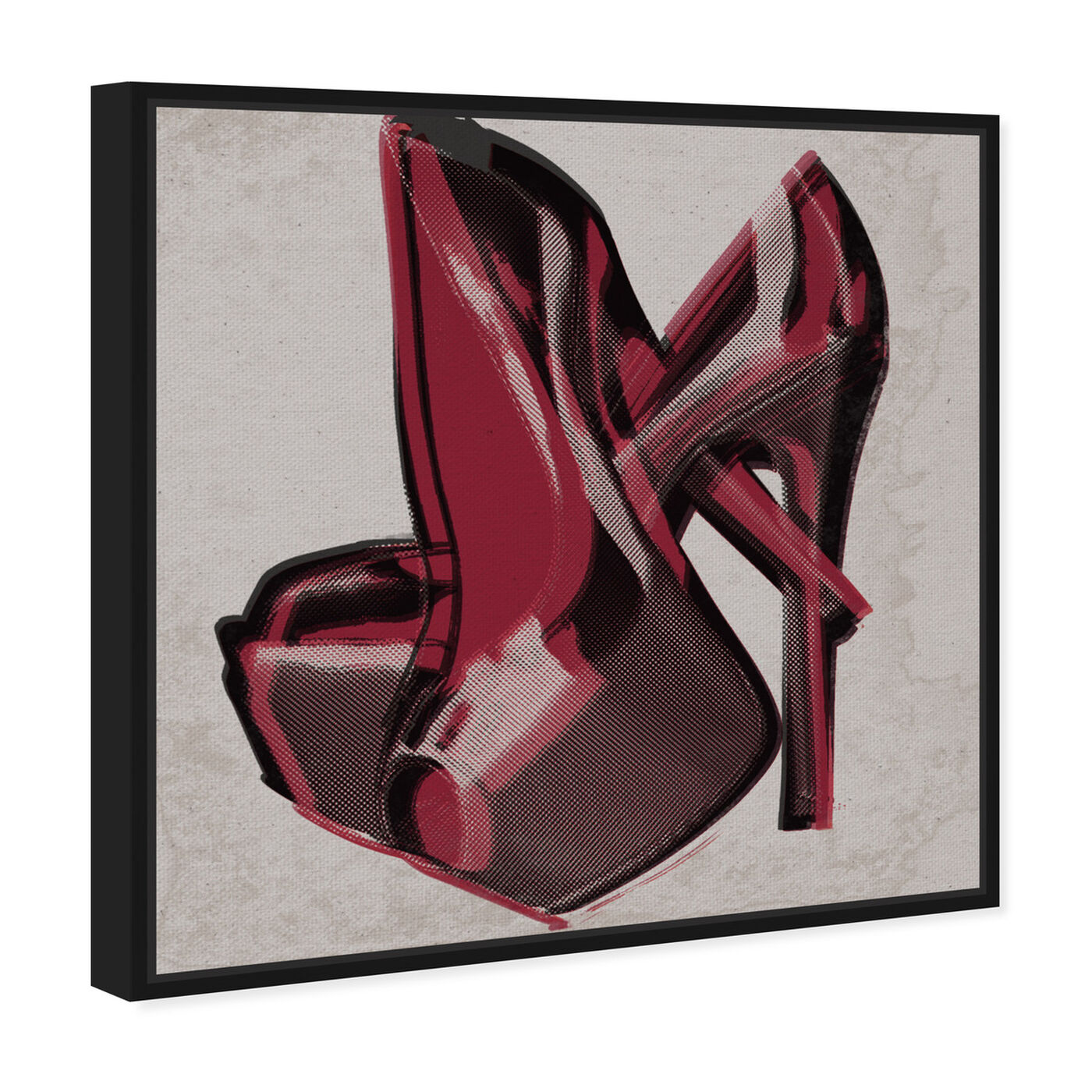 Angled view of Rock My Soles featuring fashion and glam and shoes art.