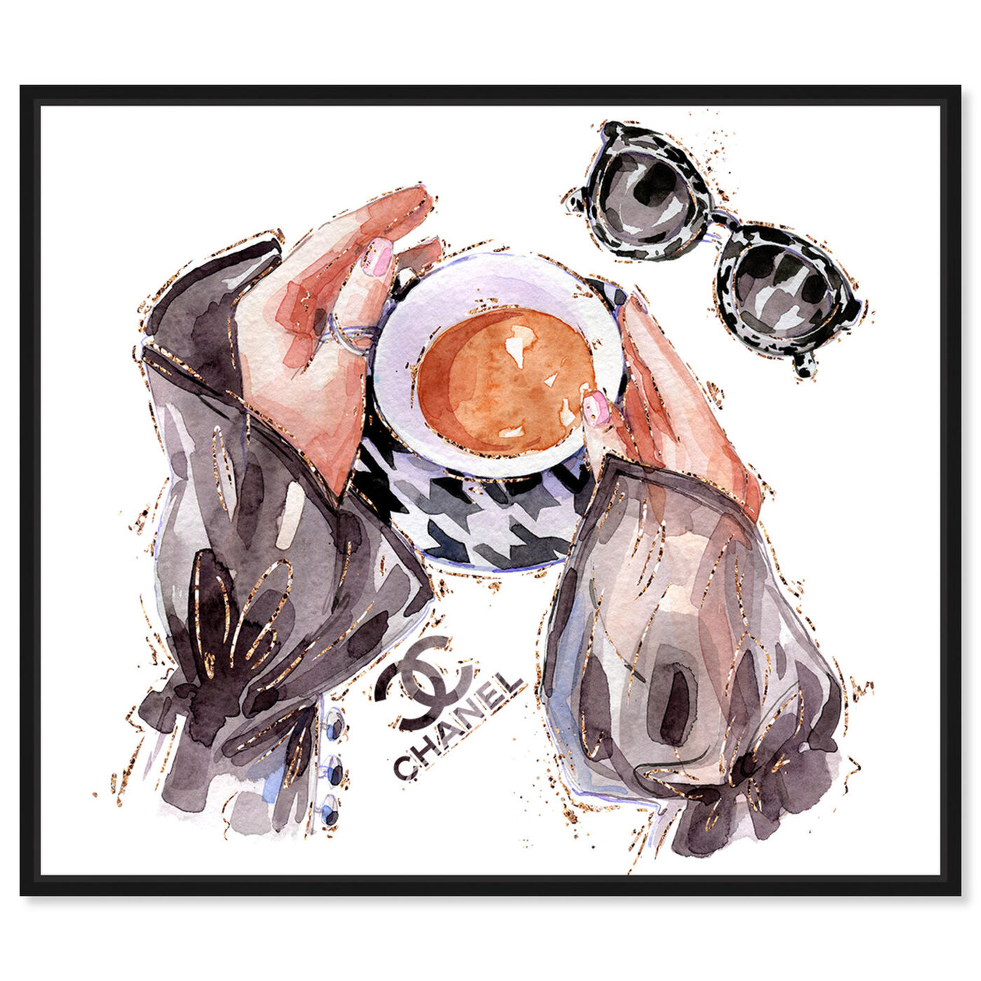 Front view of Silky Fashion and Coffee featuring fashion and glam and lifestyle art.