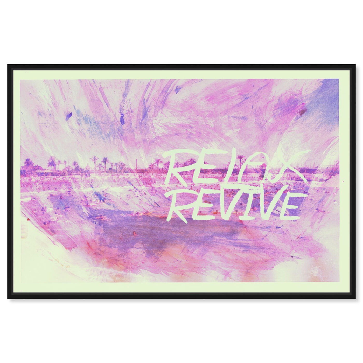 Front view of Revive featuring typography and quotes and quotes and sayings art.