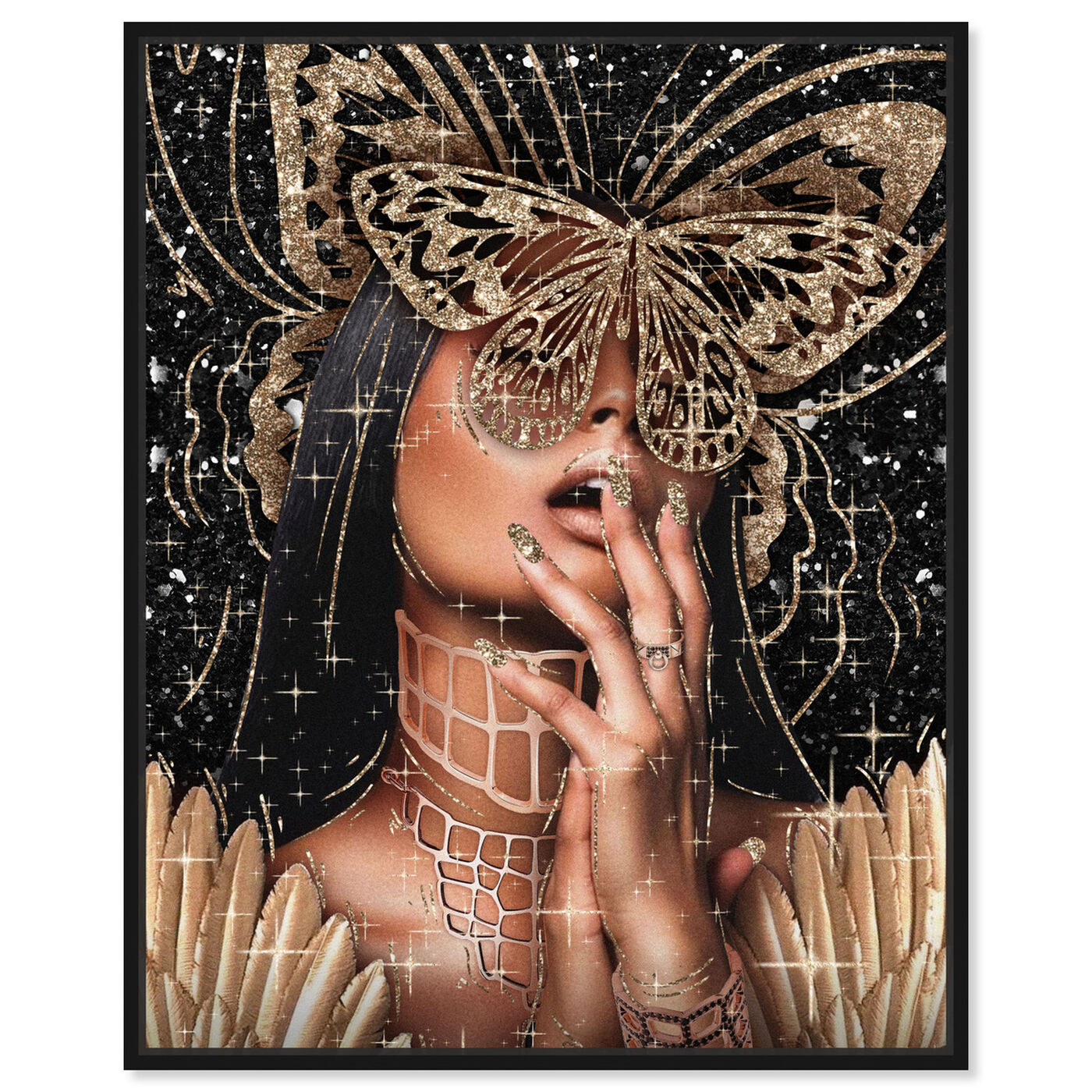 Oliver Gal Fashion And Glam Glam Spray Gold Lifestyle On Canvas Print &  Reviews